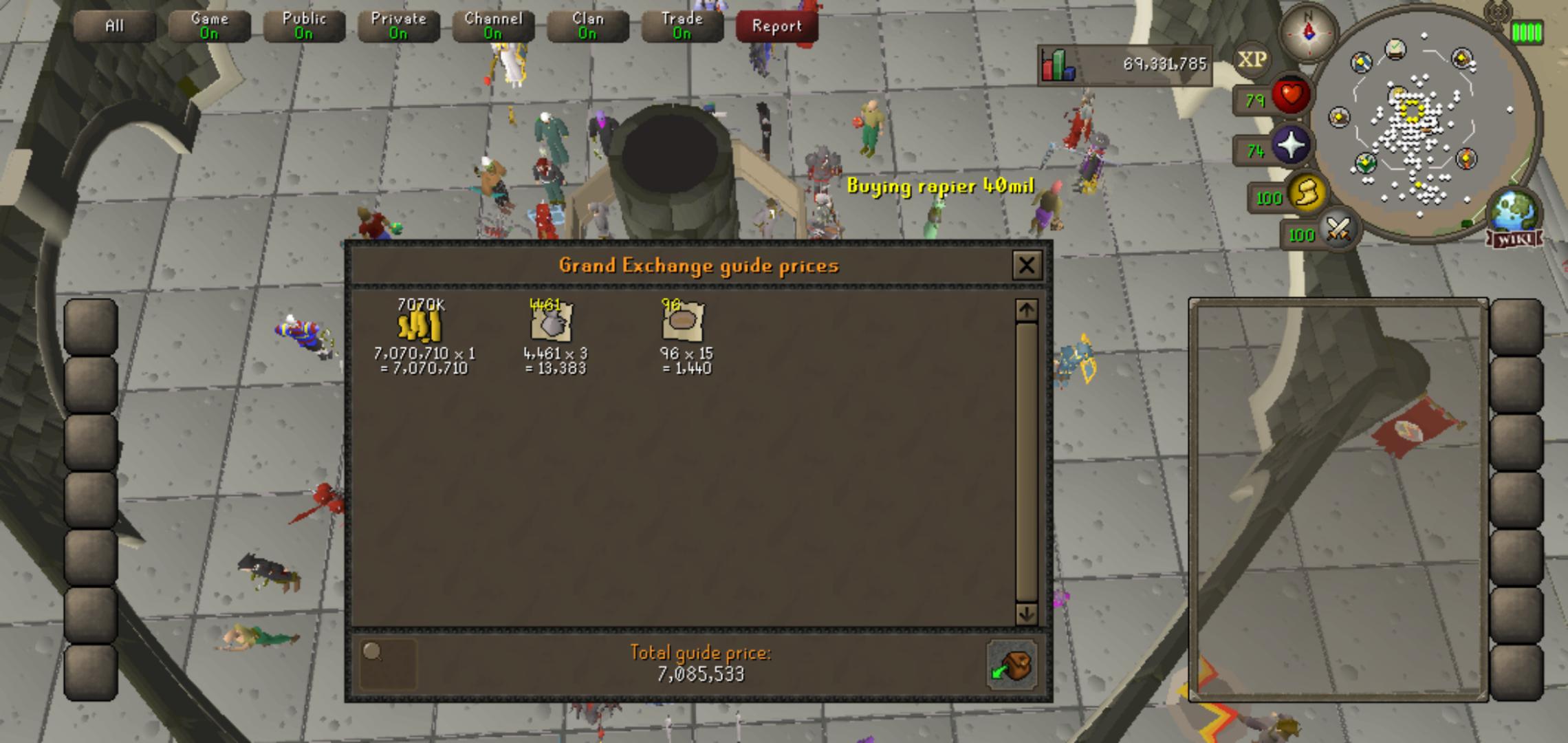 Loot from 5599 Thieving at Ardy Knights! r/2007scape