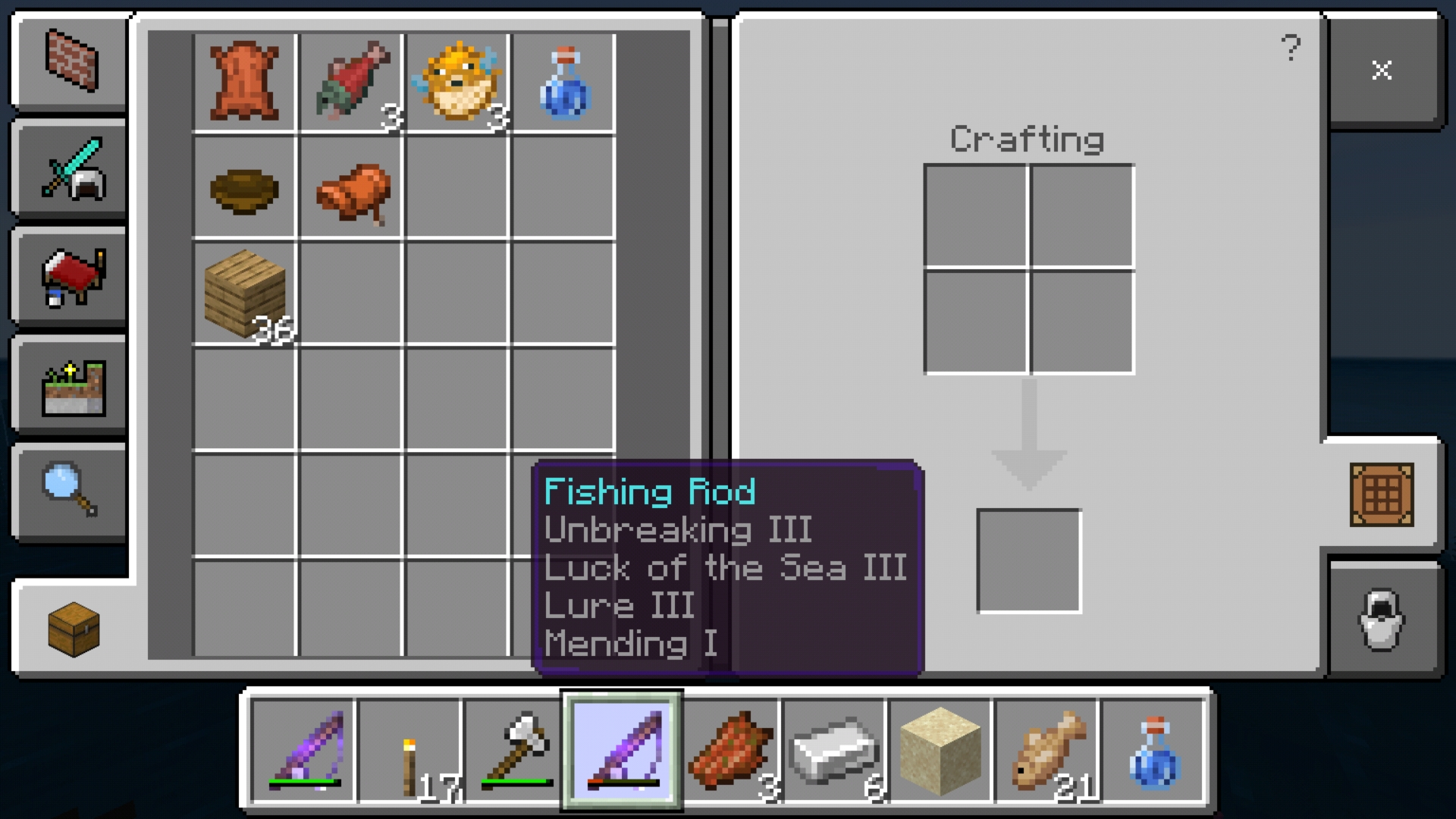 I got this from fishing with a Lure 2 Fishing rod I found in a