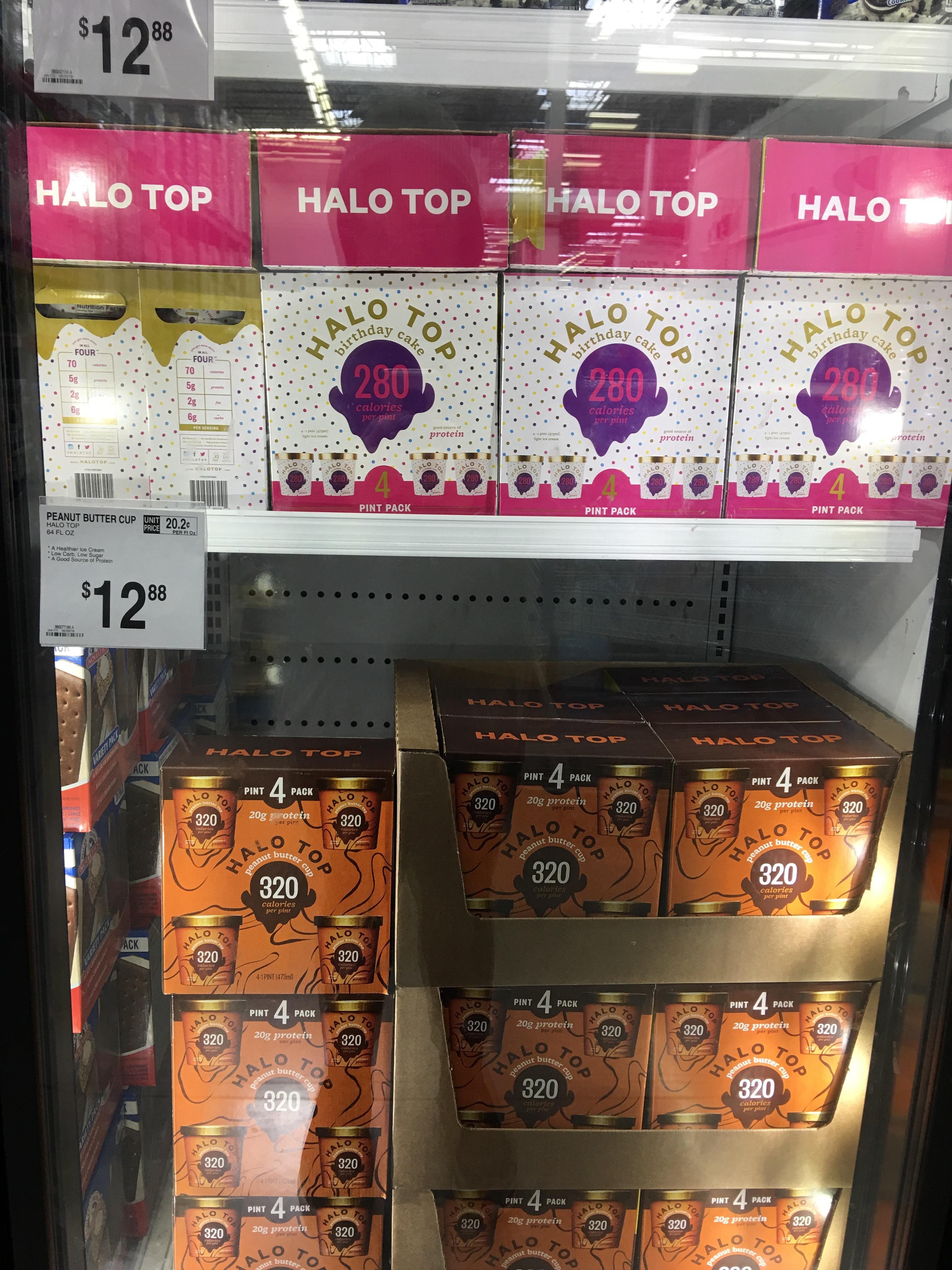 HALO TOP Ice Cream 4 packs at my local Sams Club they only have these 2