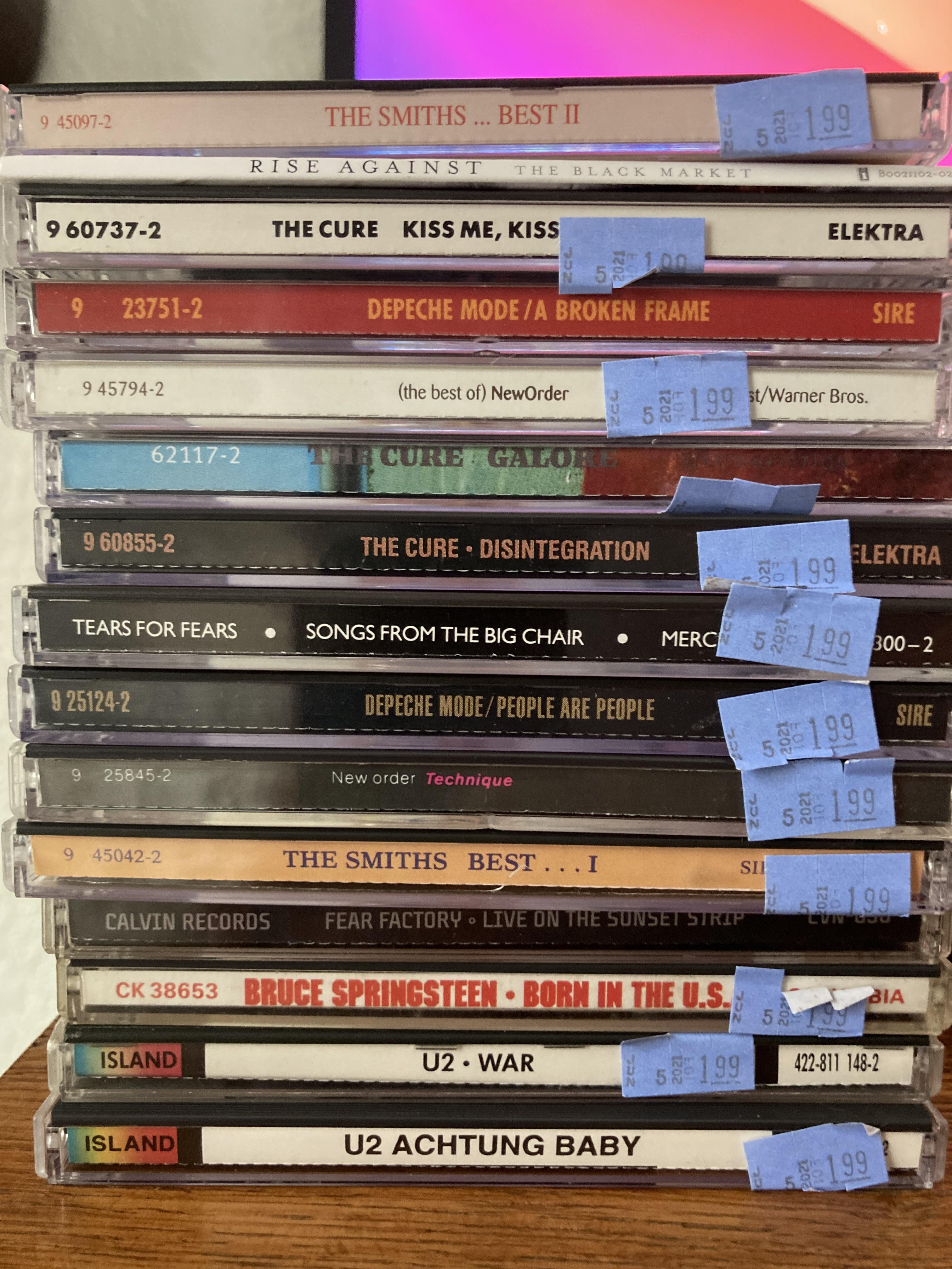 Got a great stack at Goodwill Tallahassee, and on half off day! r/Cd