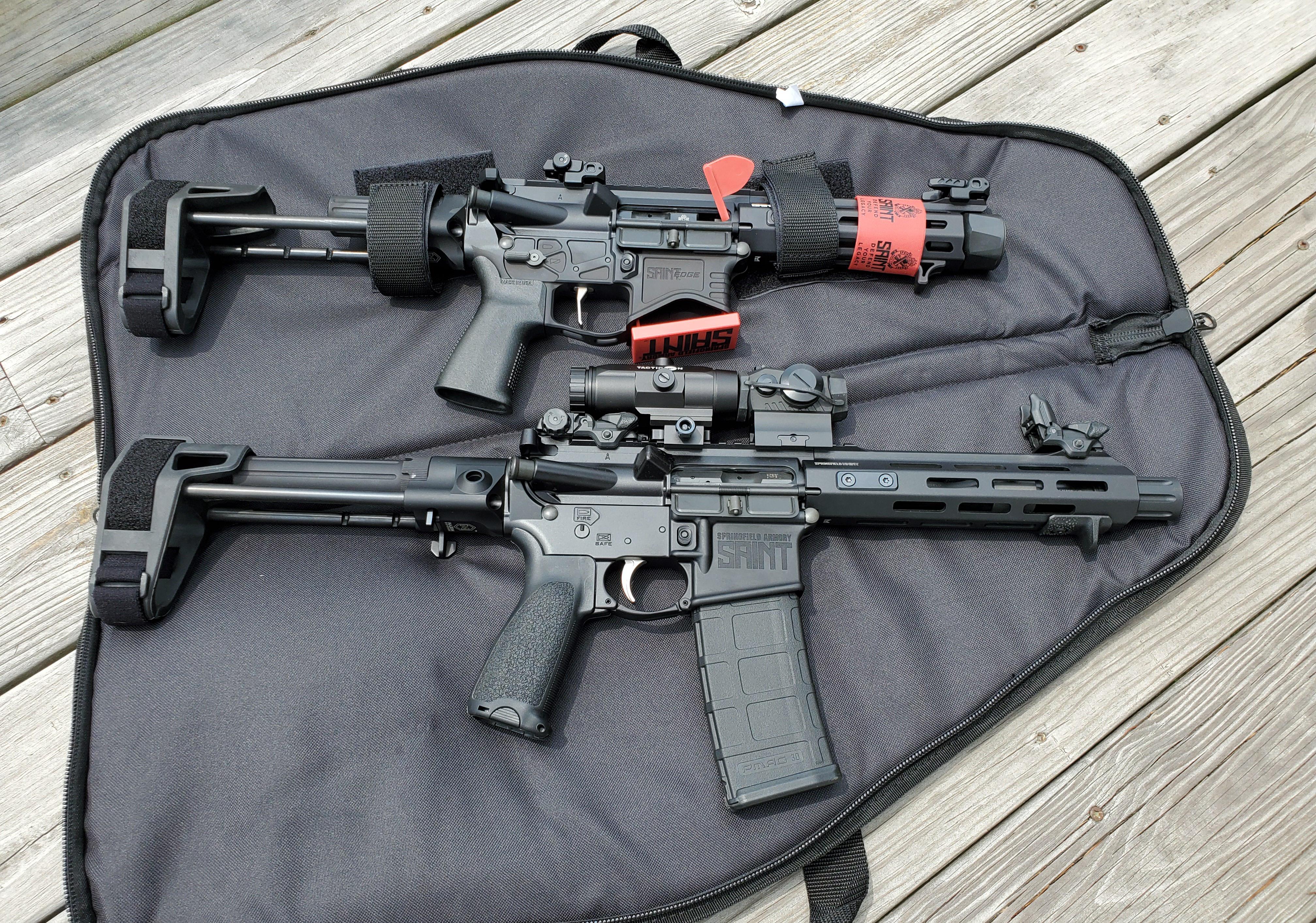My little Saints. Saint Edge PDW and Saint pistol. r/SpringfieldArmory