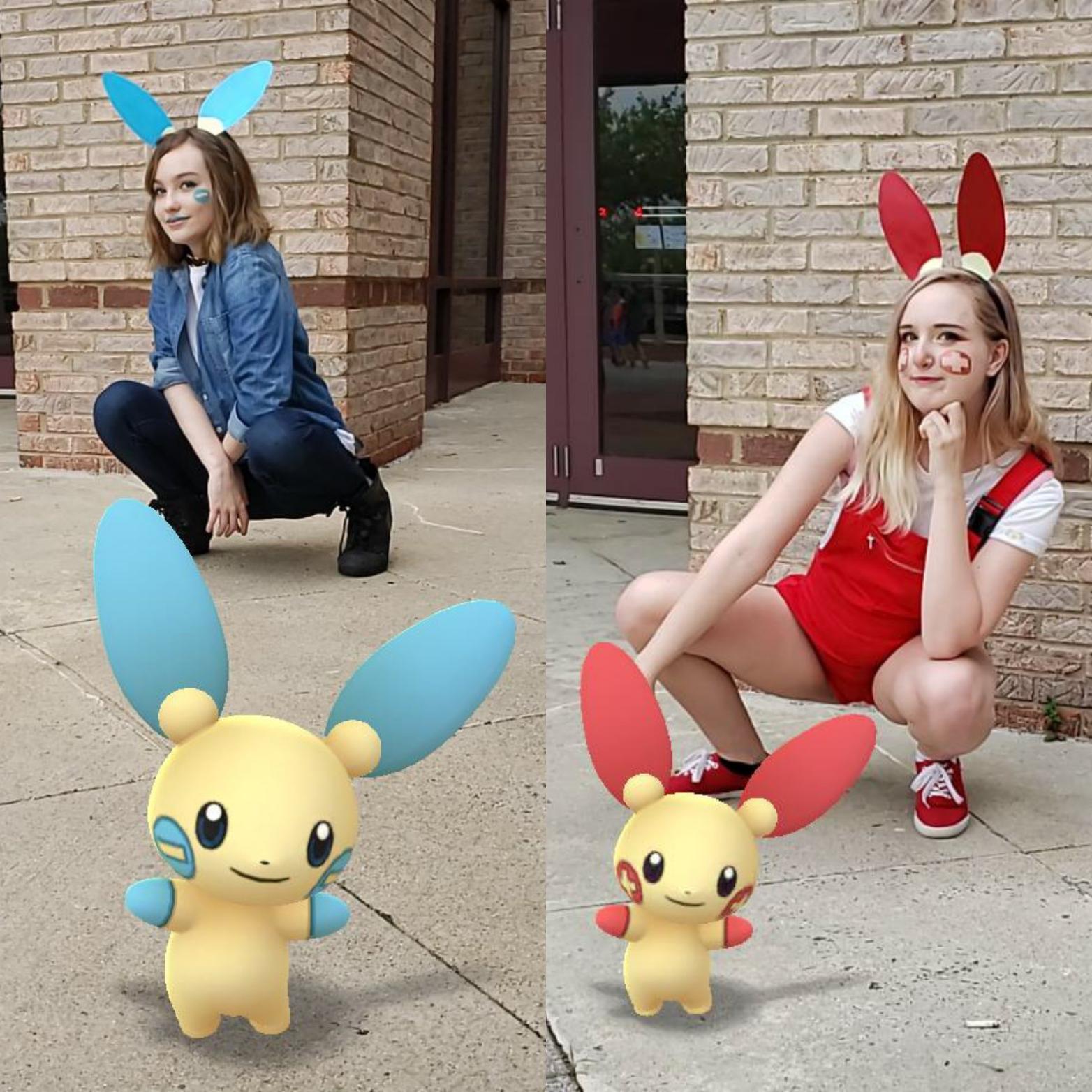 Cosplayed as the most underrated pokemon duo Plusle and Minon! It was