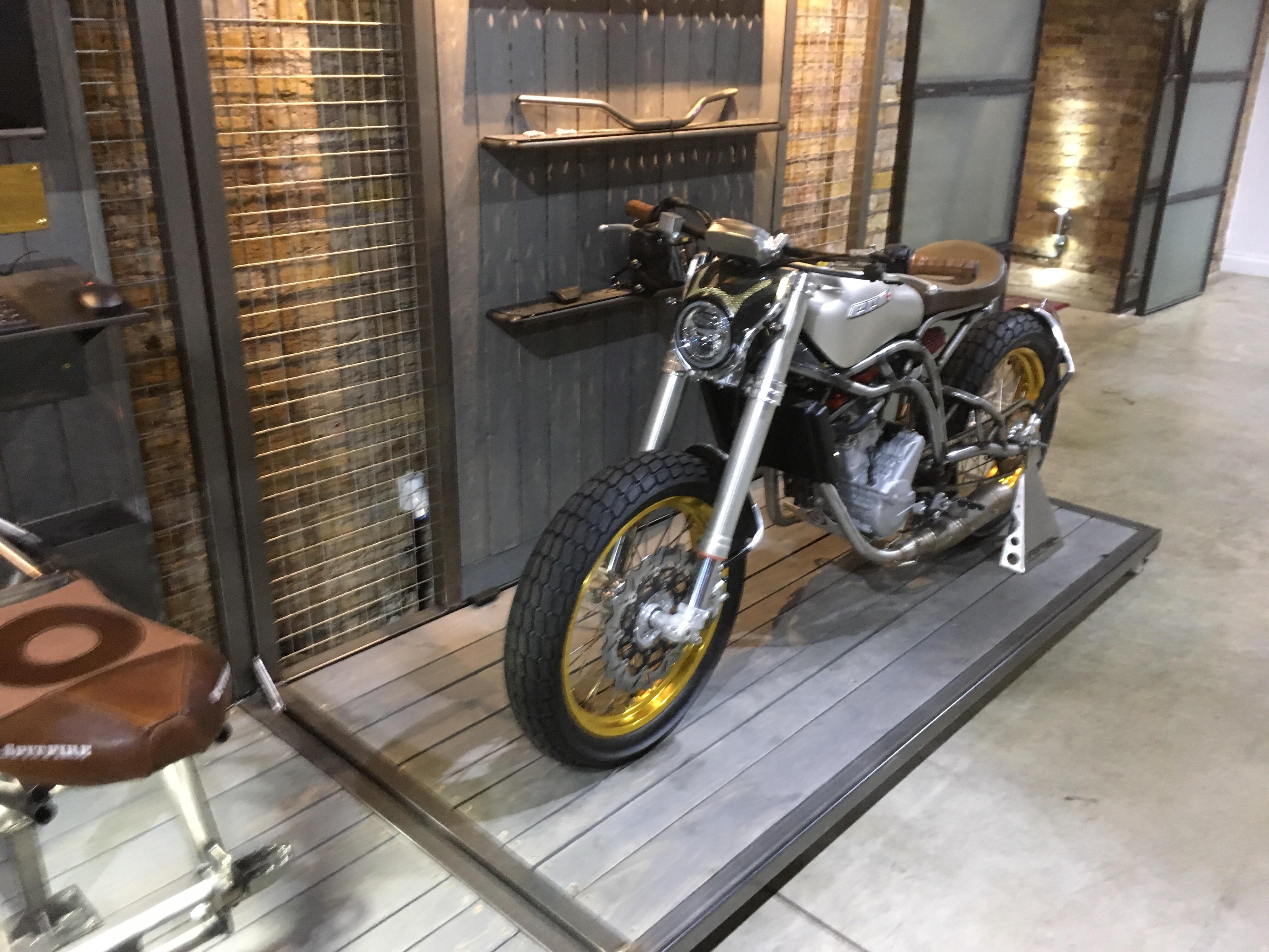 MCC spitfire at the Bike shed in London. r/motorcycles