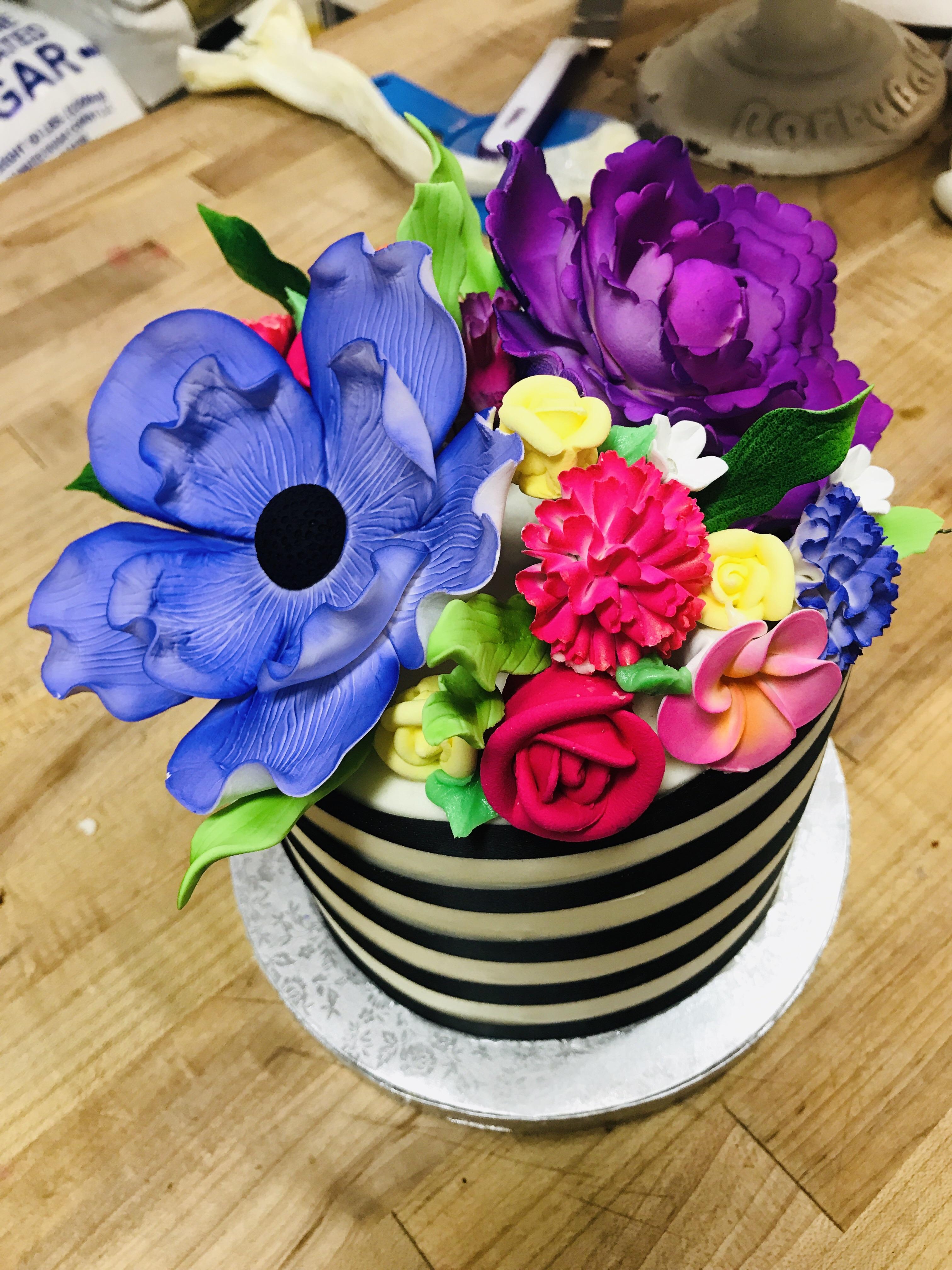 Flower cake r/Baking