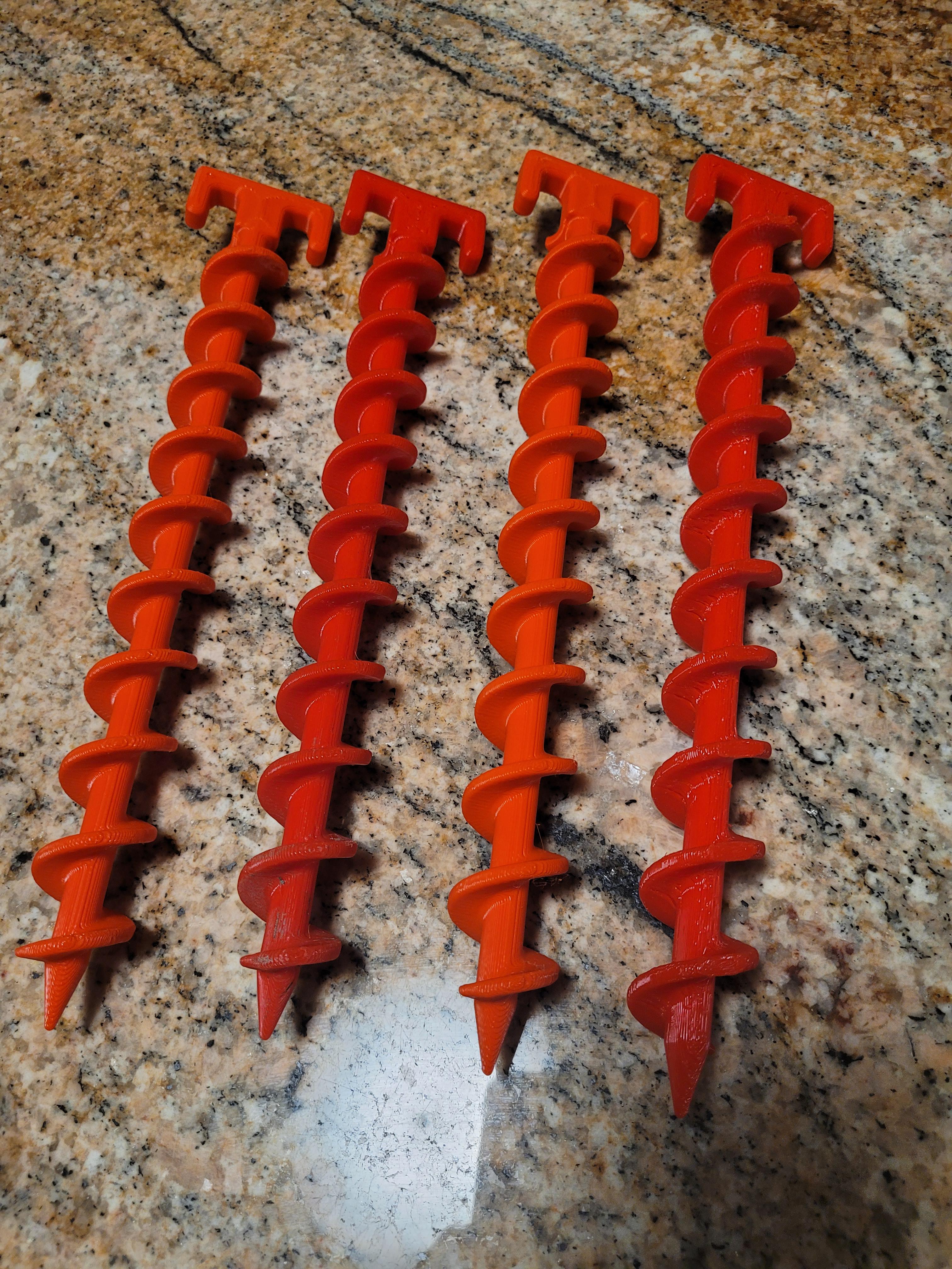 Sand Tent Stakes r/functionalprint