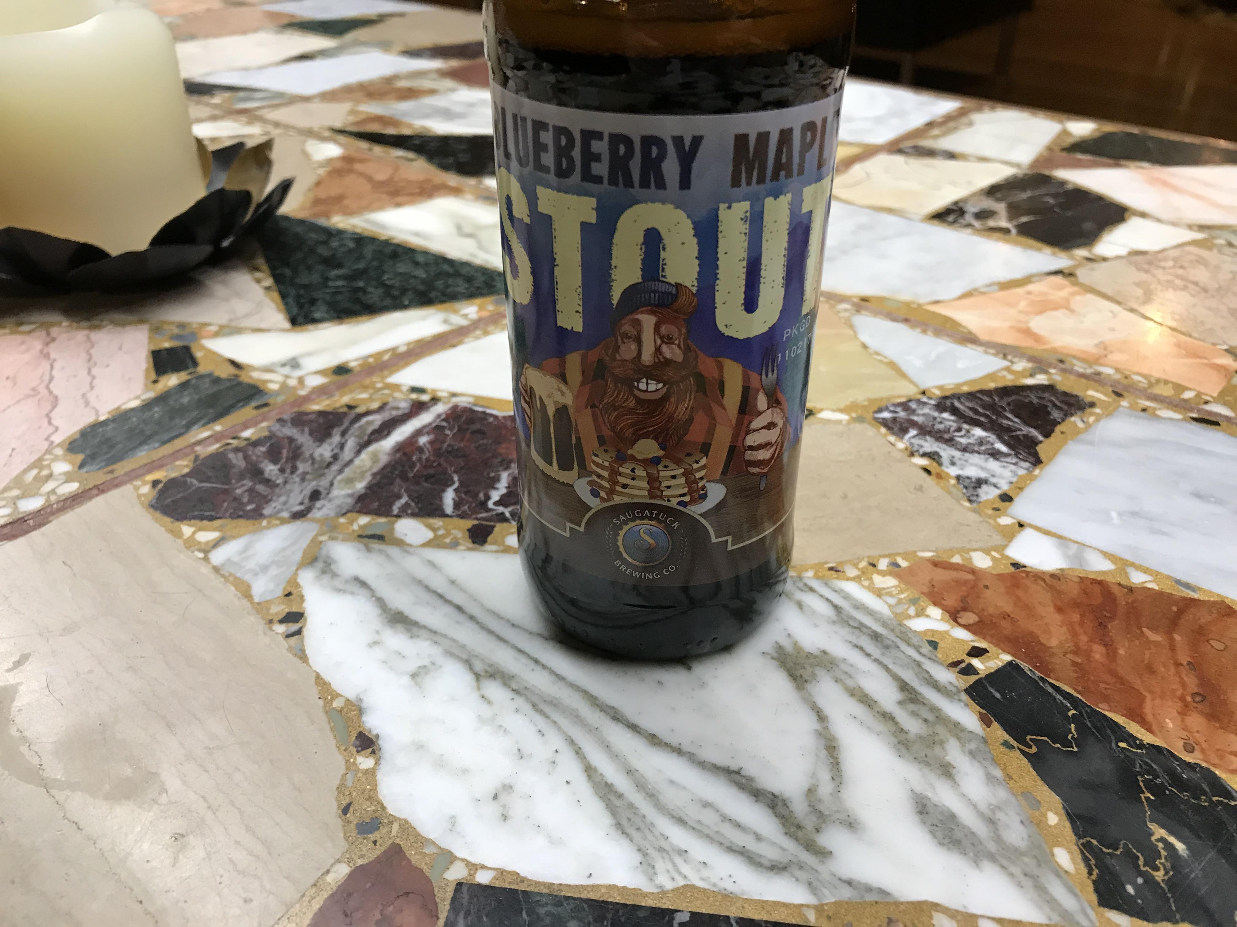 One of the worst beers I have ever had Blueberry Maple Stout by