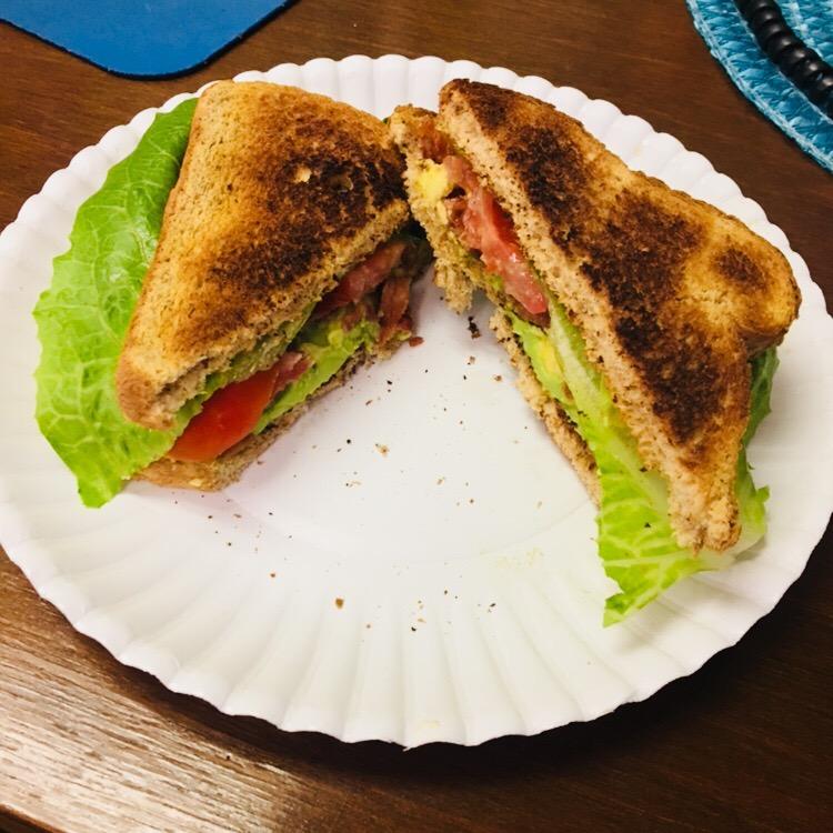 Here is my 396 calorie sandwich for lunch. 1200isplenty