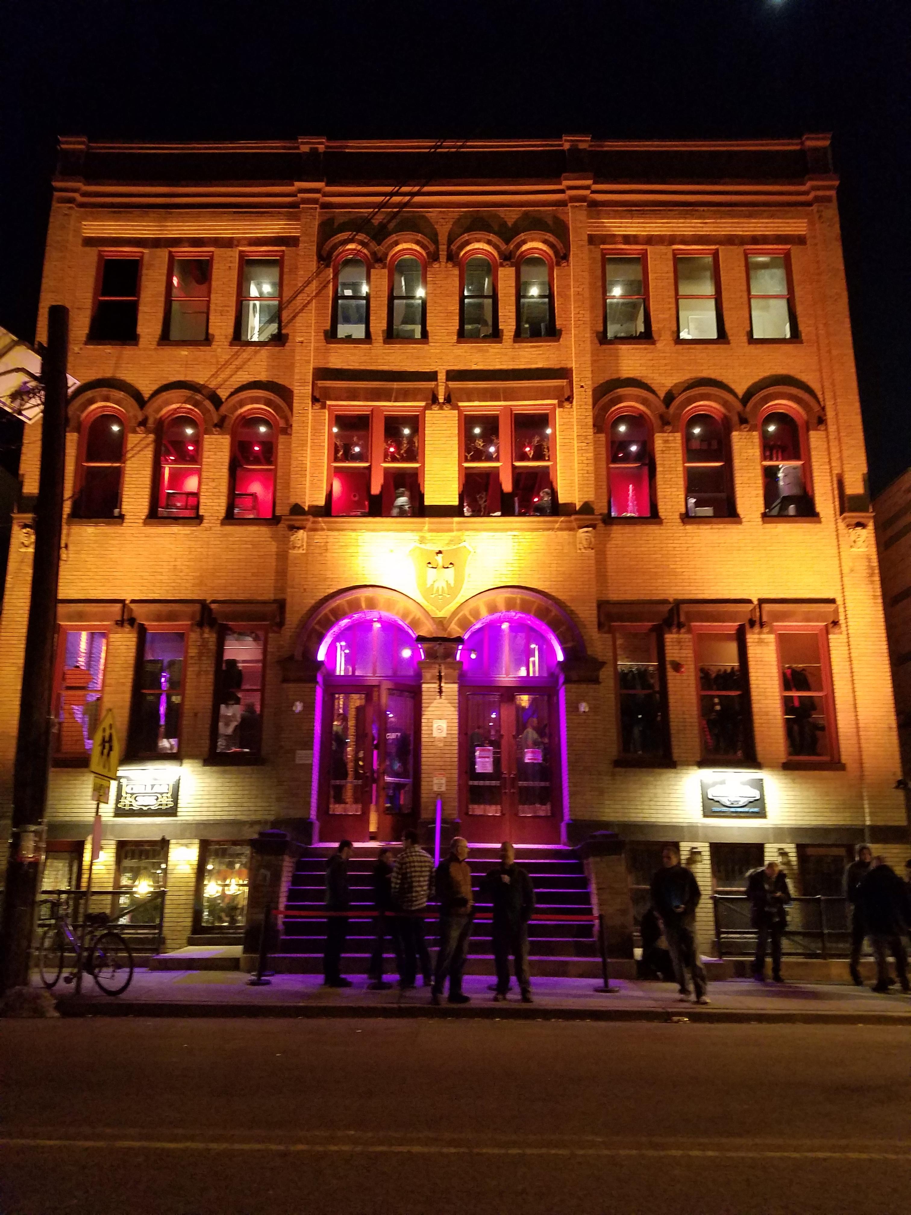 A cool shot of White Eagle Hall after the Mighty Mighty Bosstones show