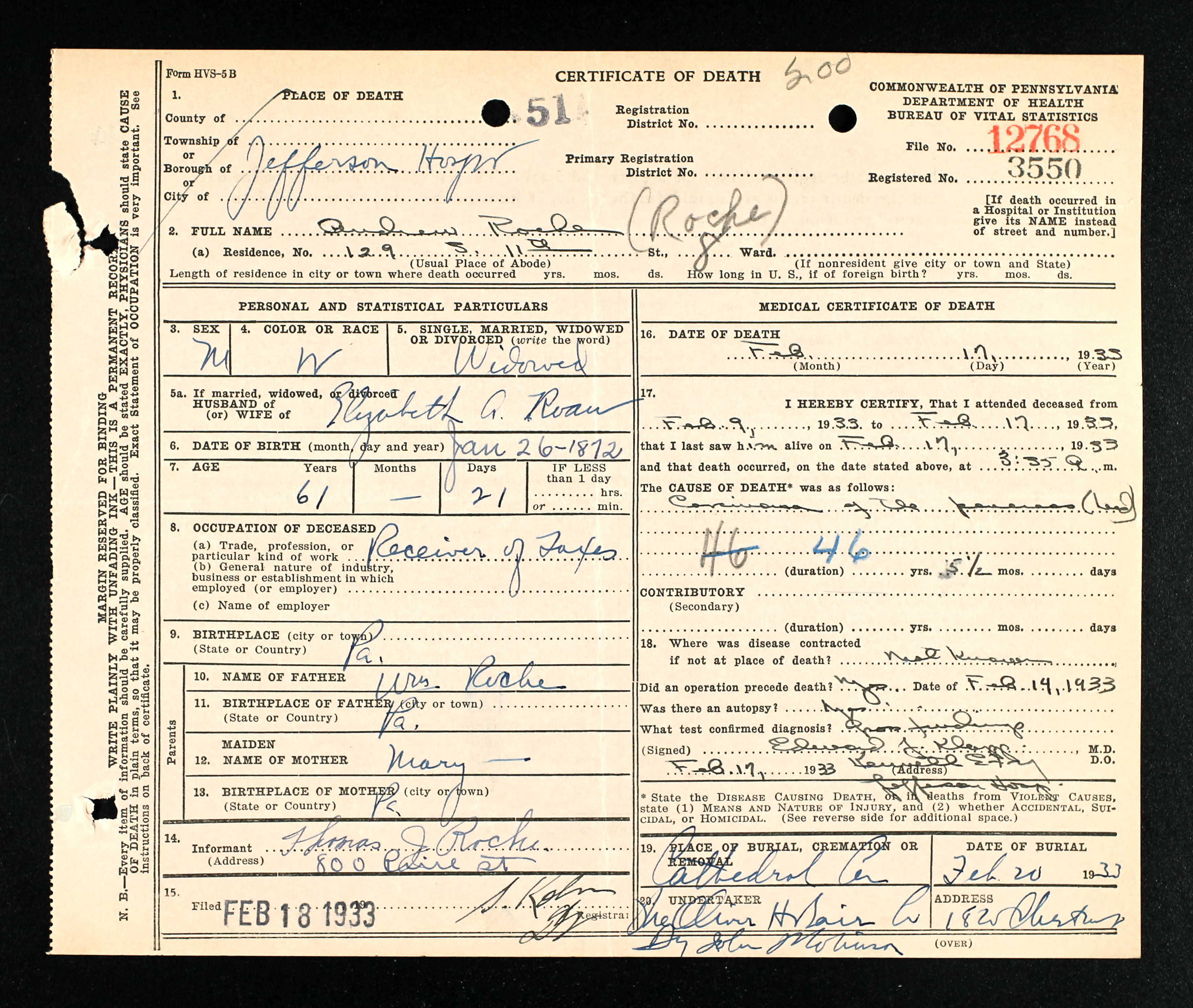 Help with identifying COD? r/medical