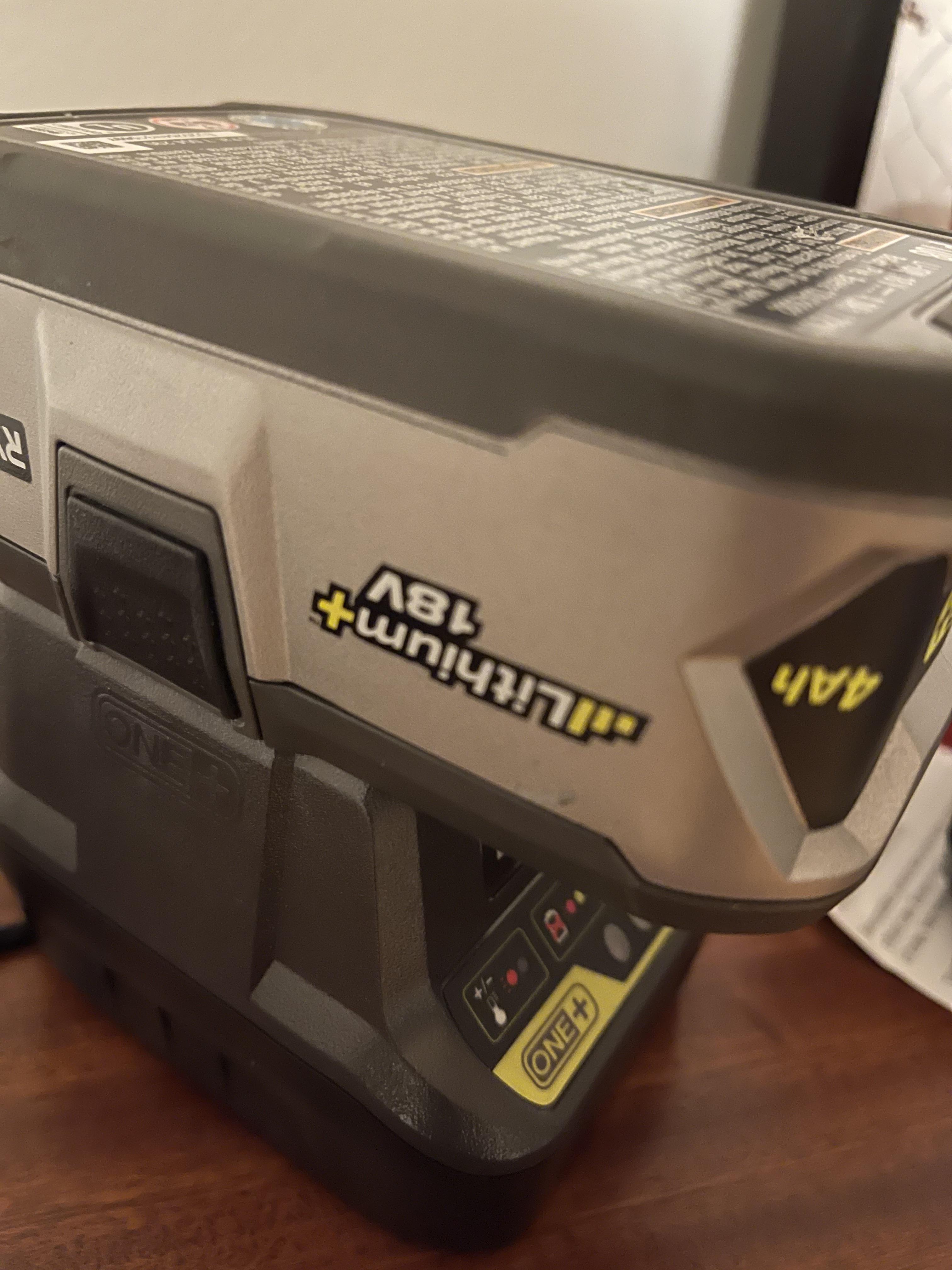 Just got this battery, used it once now both lights are flashing on the