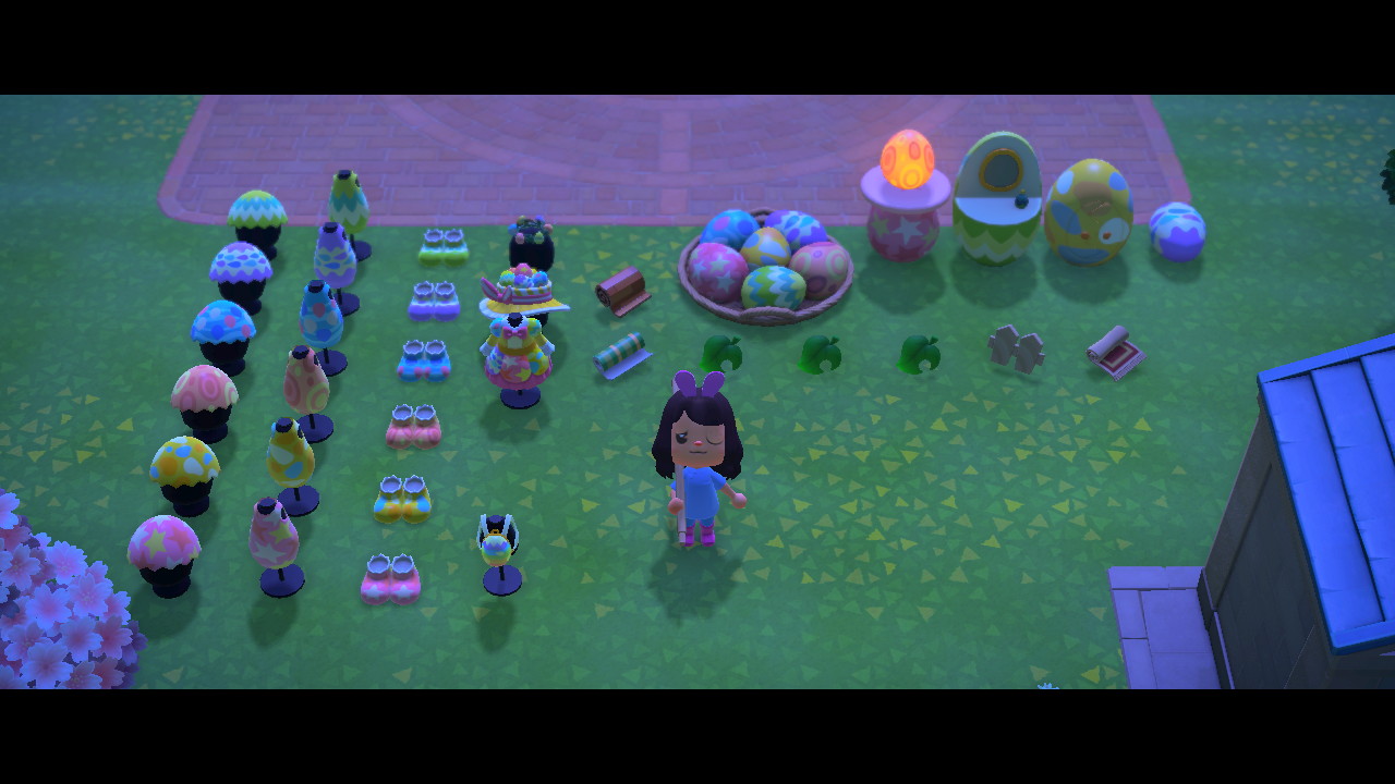 Bunny day collection completed, waiting on those petals' recipes now