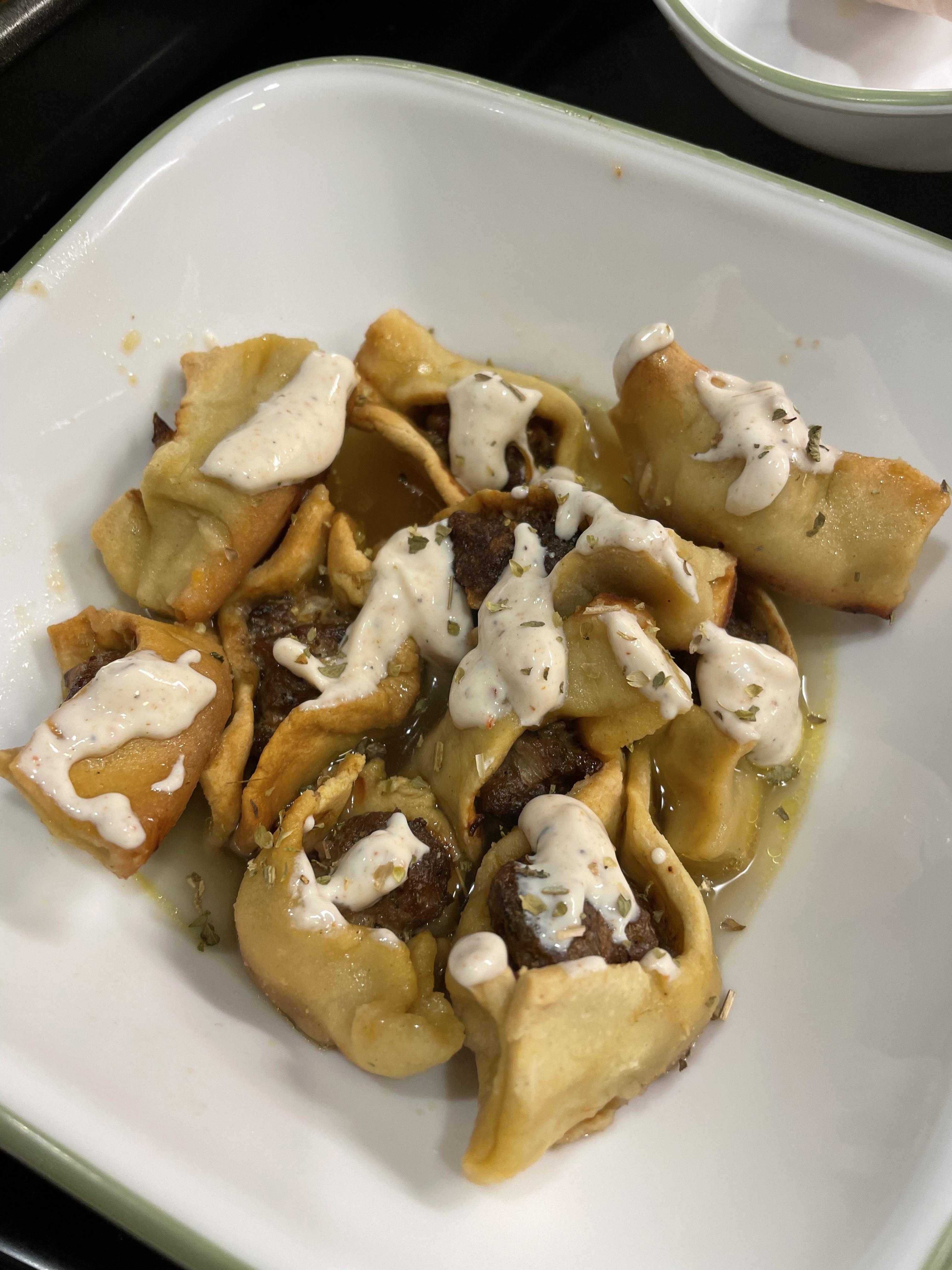 Week 32 ArmenianGF sini manti r/52weeksofcooking