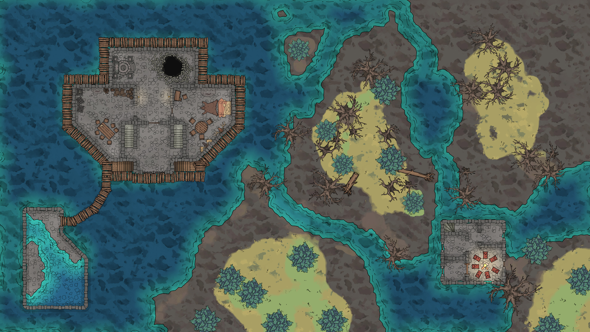 Map Rhest Town Hall ground level Red Hand of Doom r/RedHandOfDoom