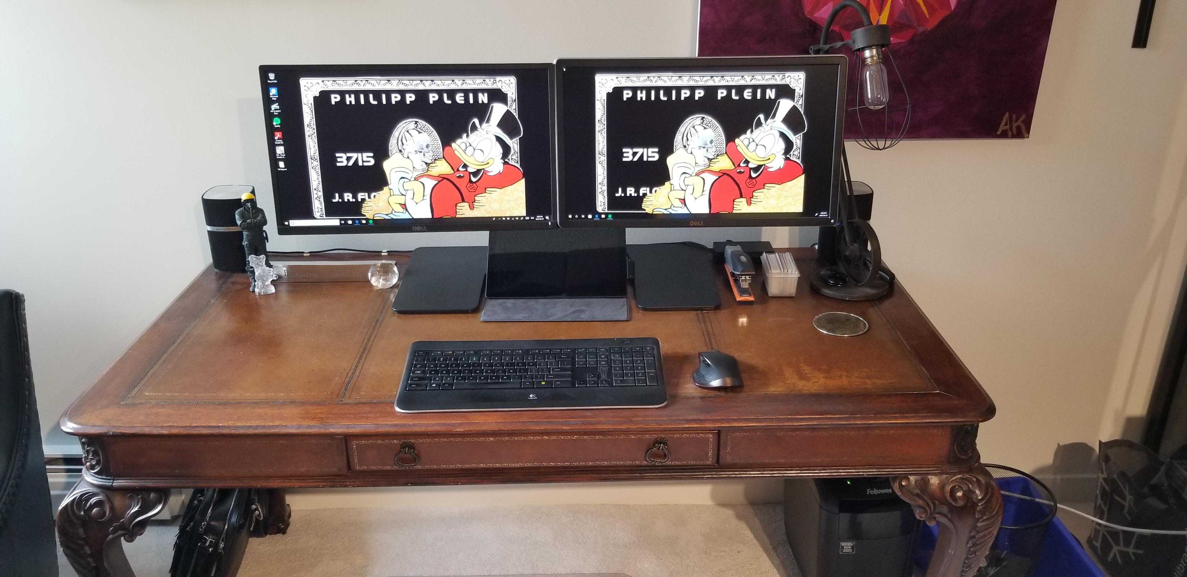 Vintage desk setup. Picked up the Surface Pro 6 i7 512gb. Any advice