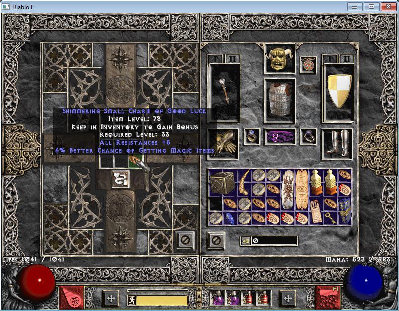 Found this nice small charm! r/diablo2