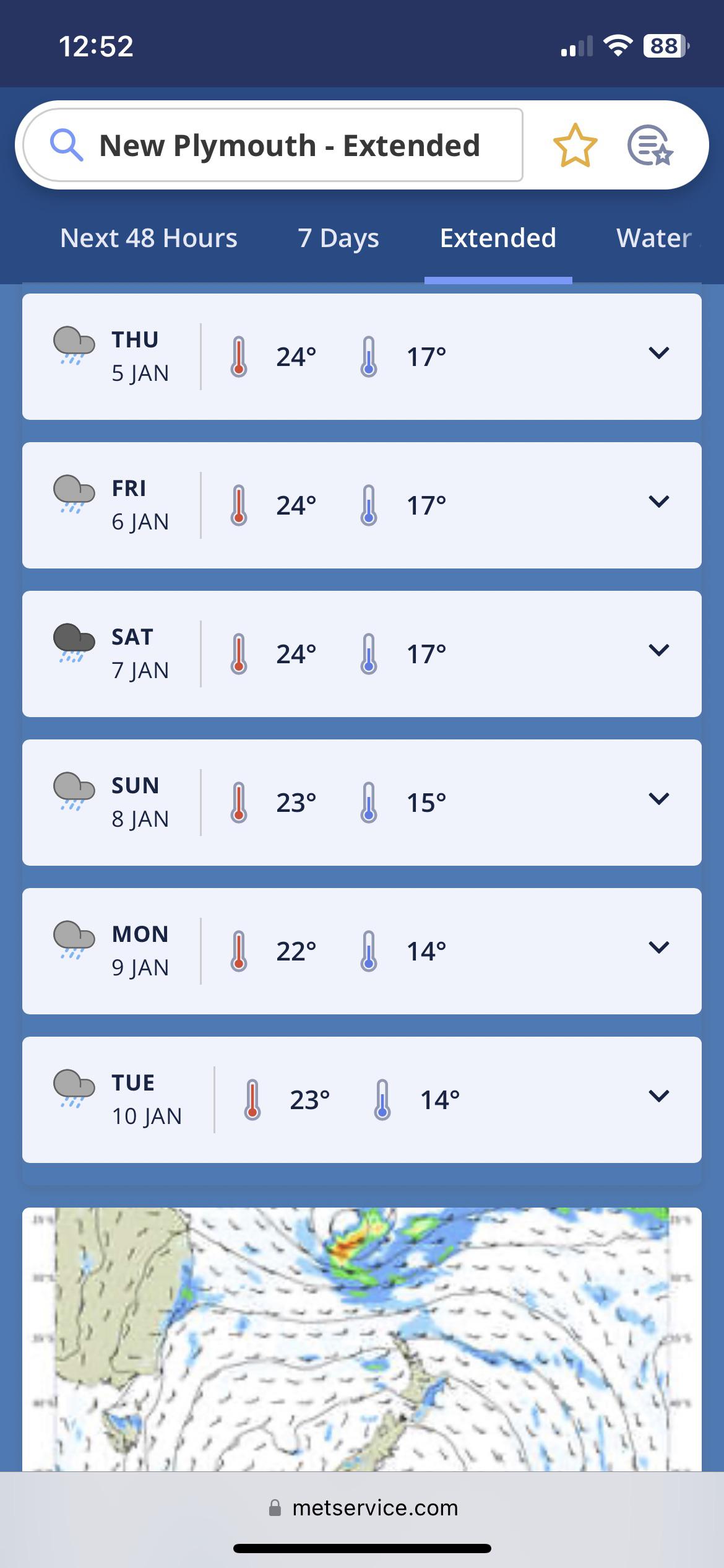 New Plymouth Weather r/newzealand
