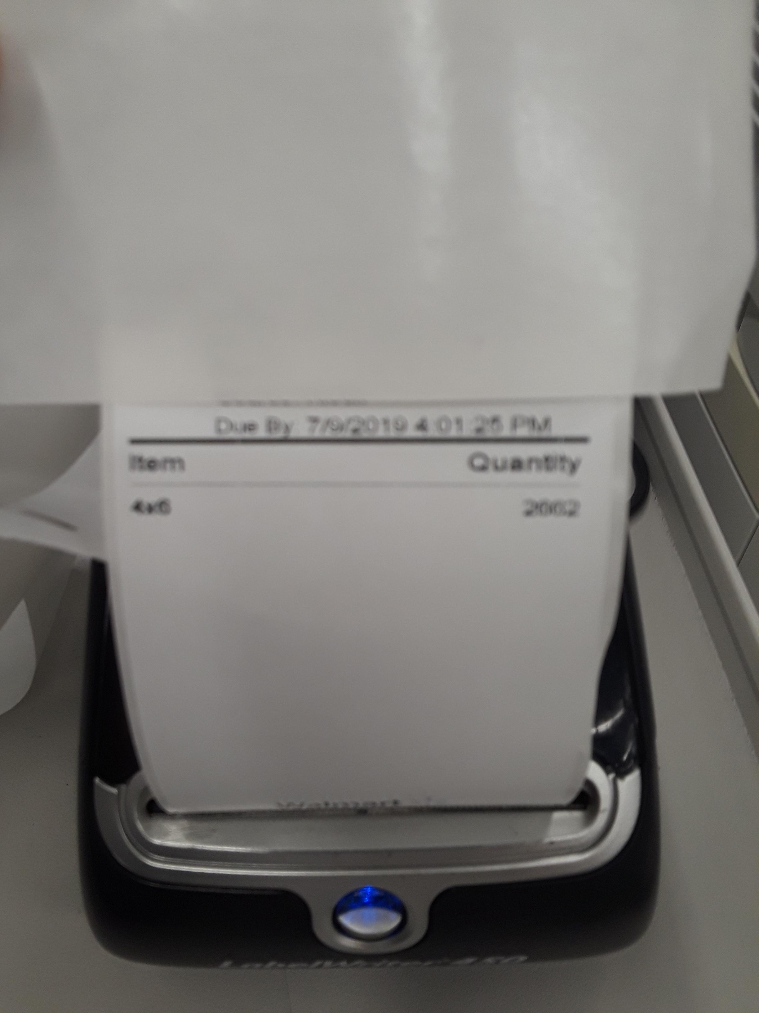 This order is gonna break our photo lab. r/walmart