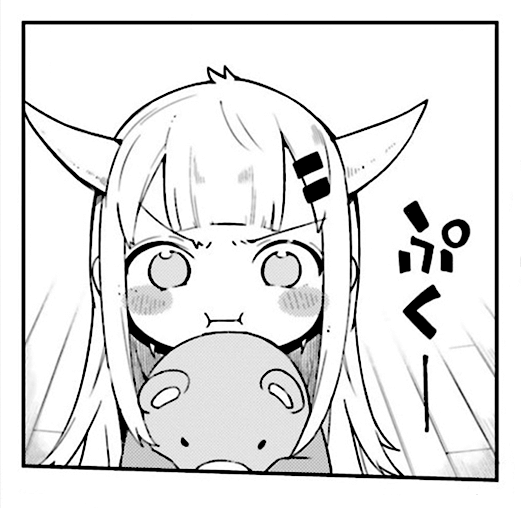 Lil' horned pouts [Madoromichan ga Iku] pouts