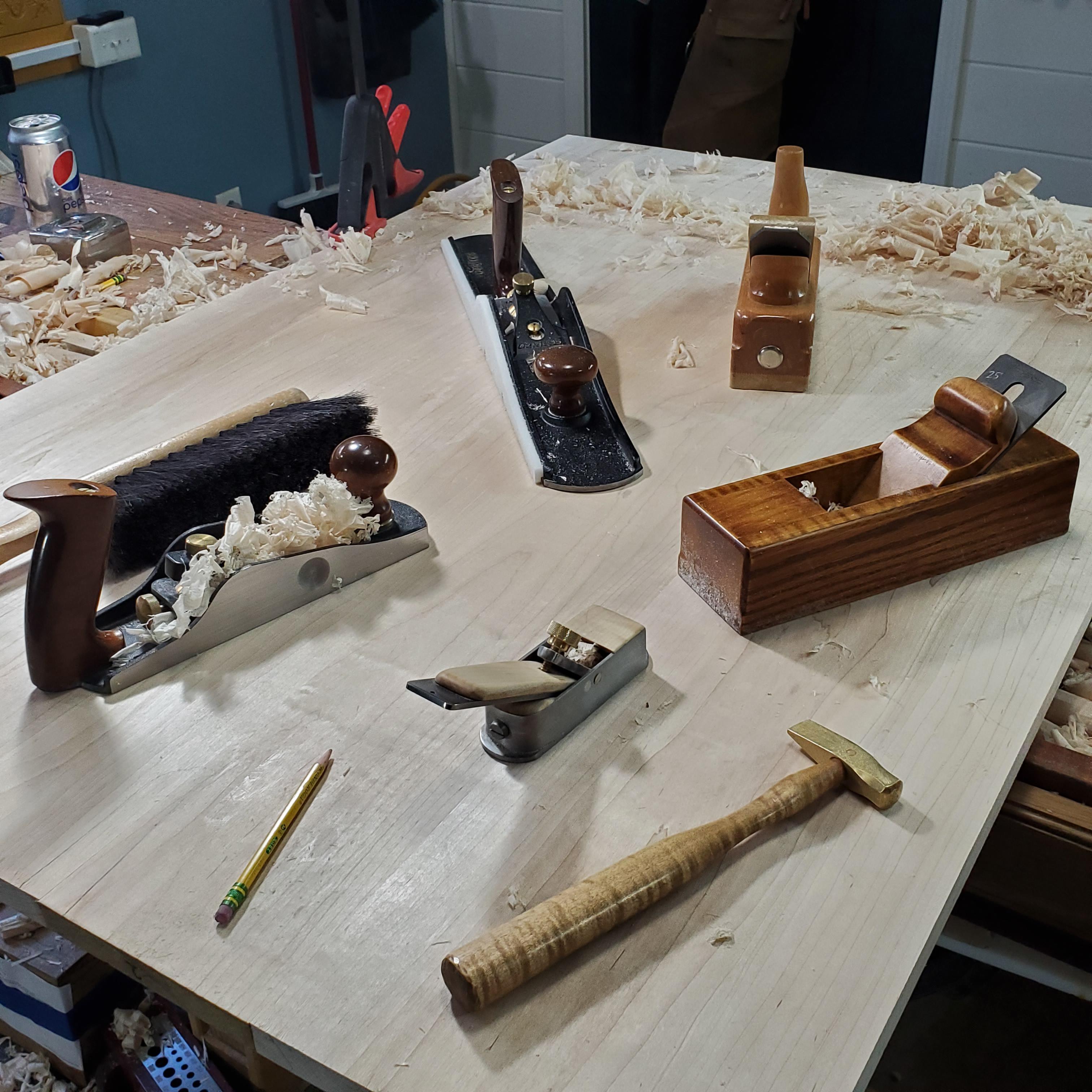 use all the hand planes! handtools