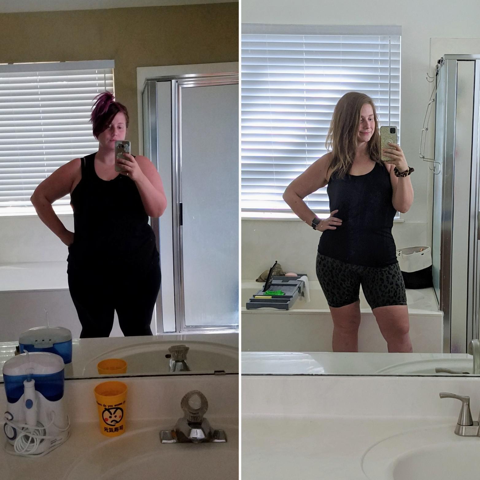 F/33/5'7" [260lbs > 180lbs = 80lbs] (Spent 2020 cutting out alcohol