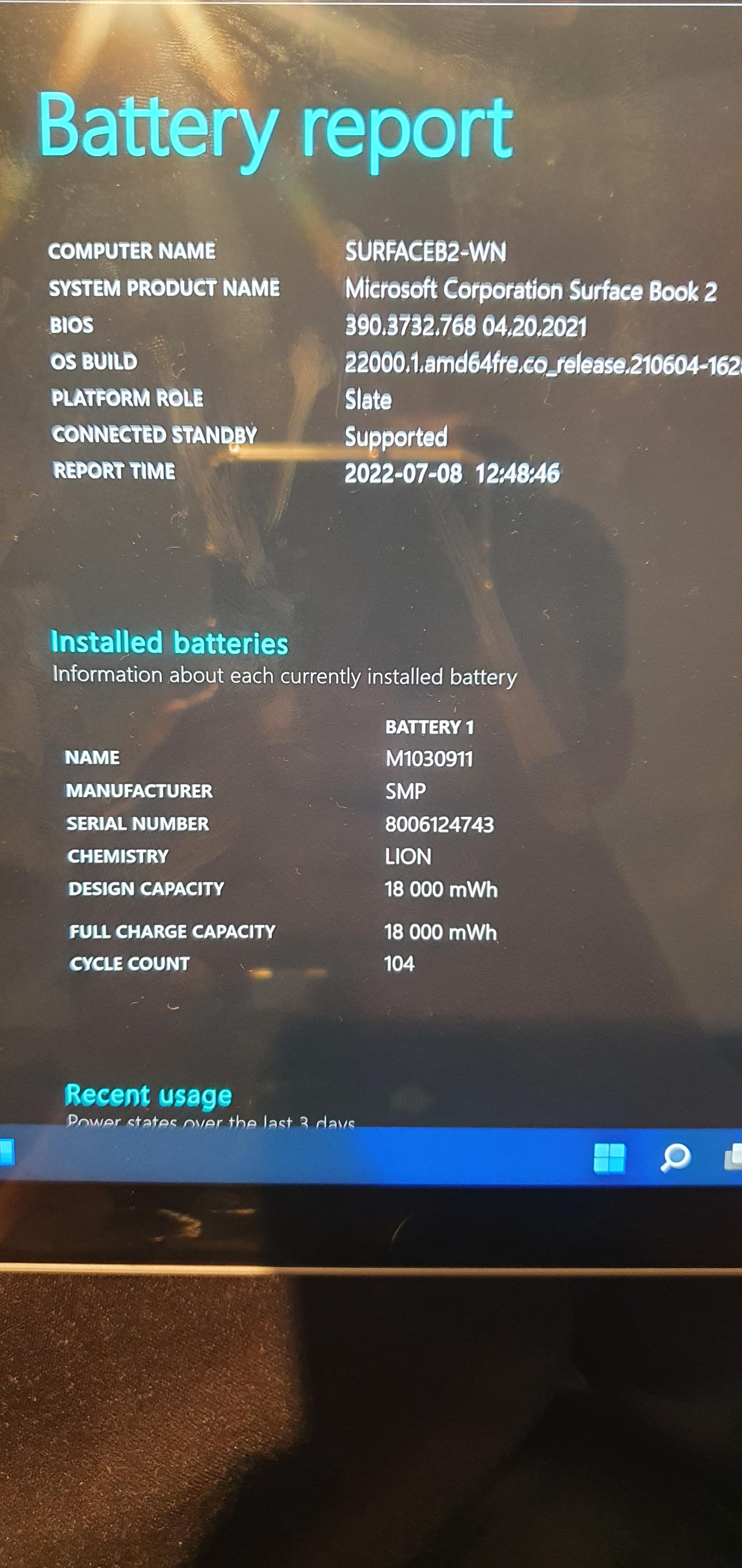 SB2 Dead tablet battery? r/Surface