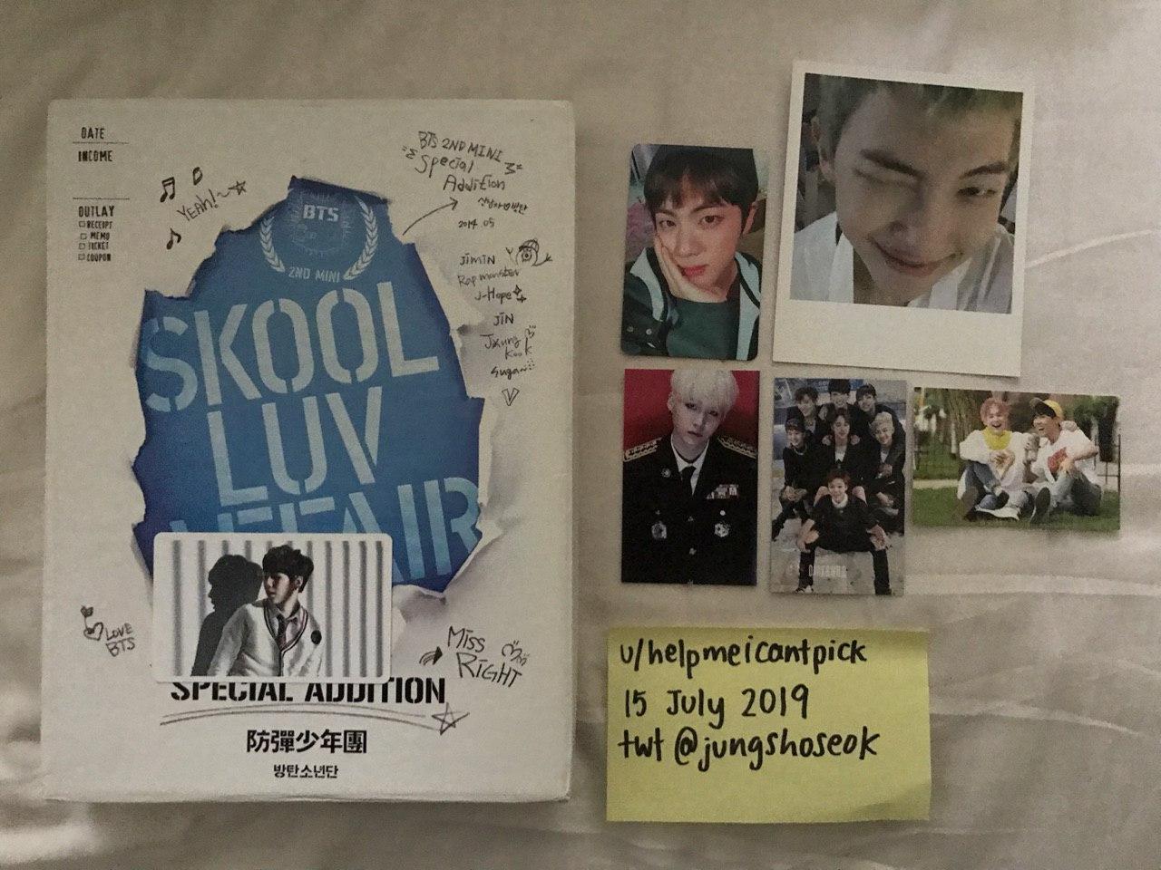 SKOOL LUV AFFAIR SPECIAL EDITION + BTS Photocards kpopforsale
