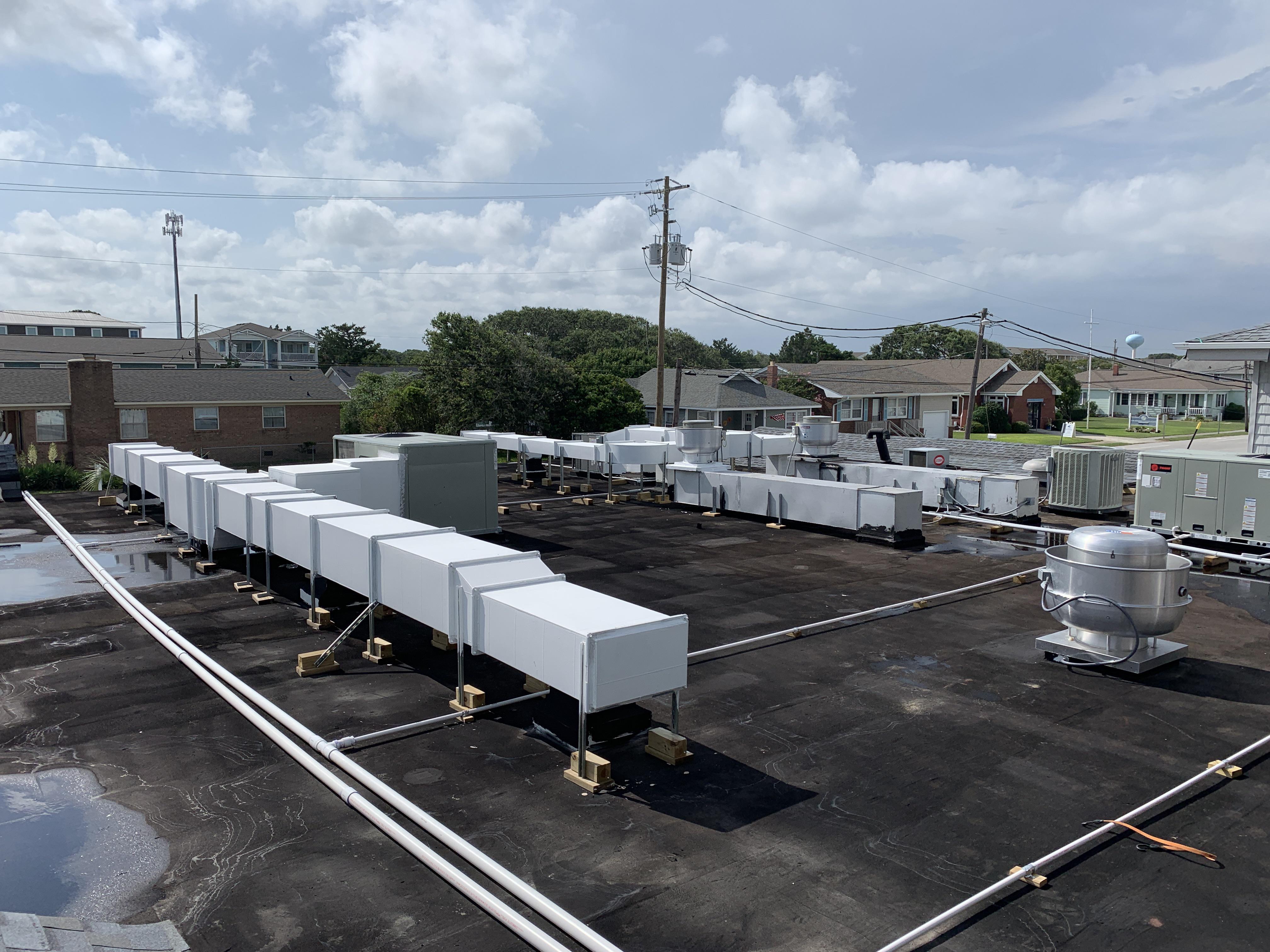 After 3 weeks it’s finally done! 3 rooftop units replaced and created