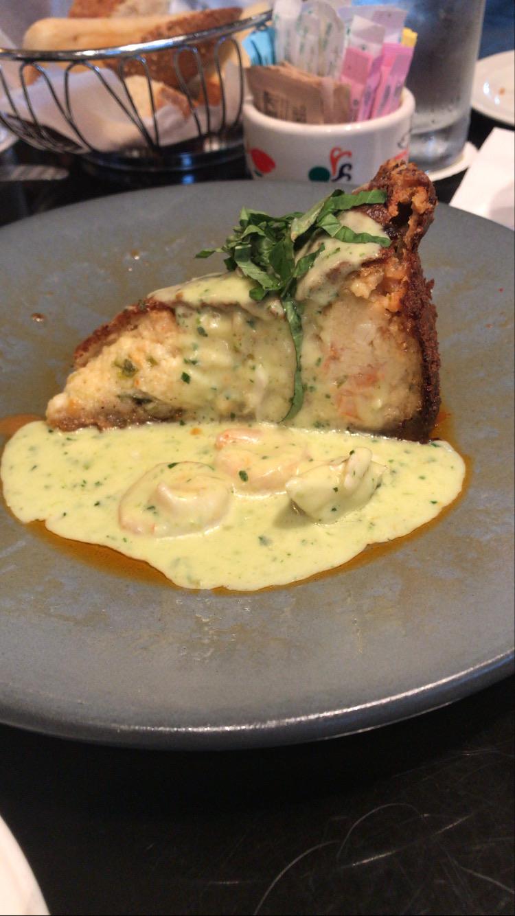 [i ate] shrimp and crab cheesecake r/food
