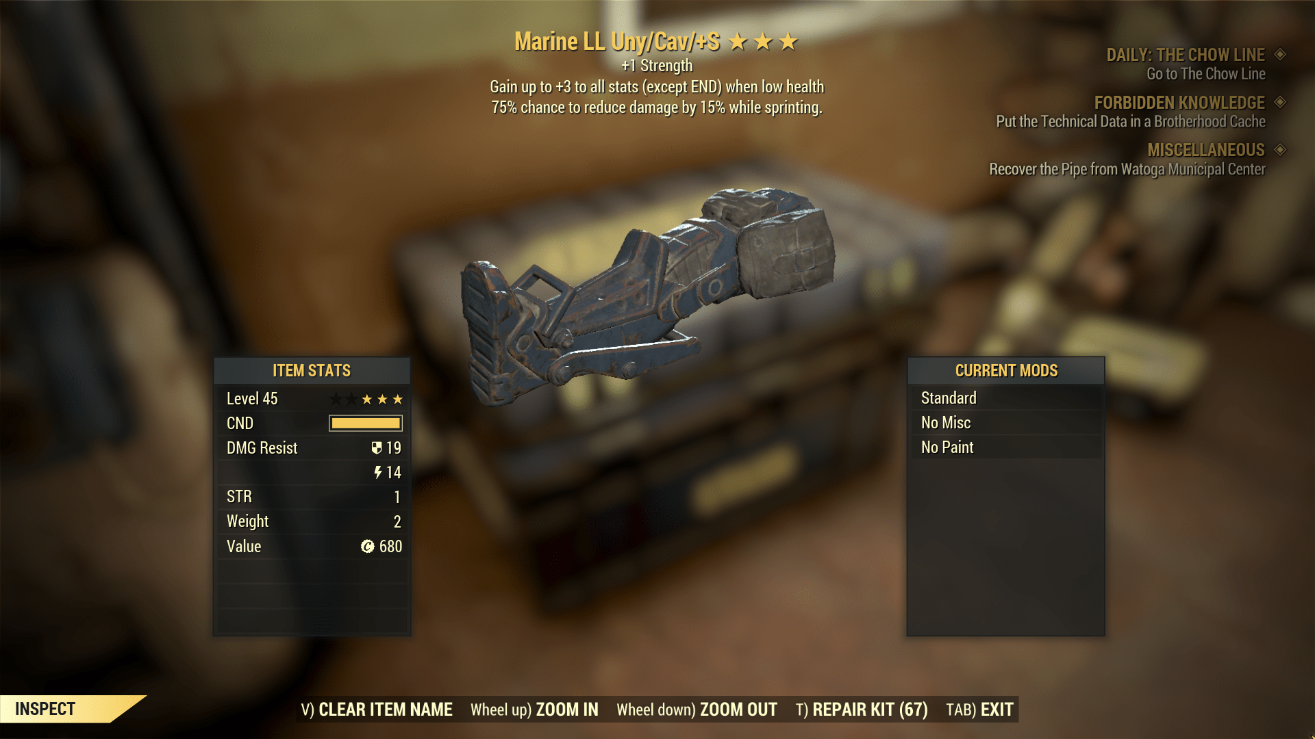 [Price Check] 3* Marine Left Leg PC Market76