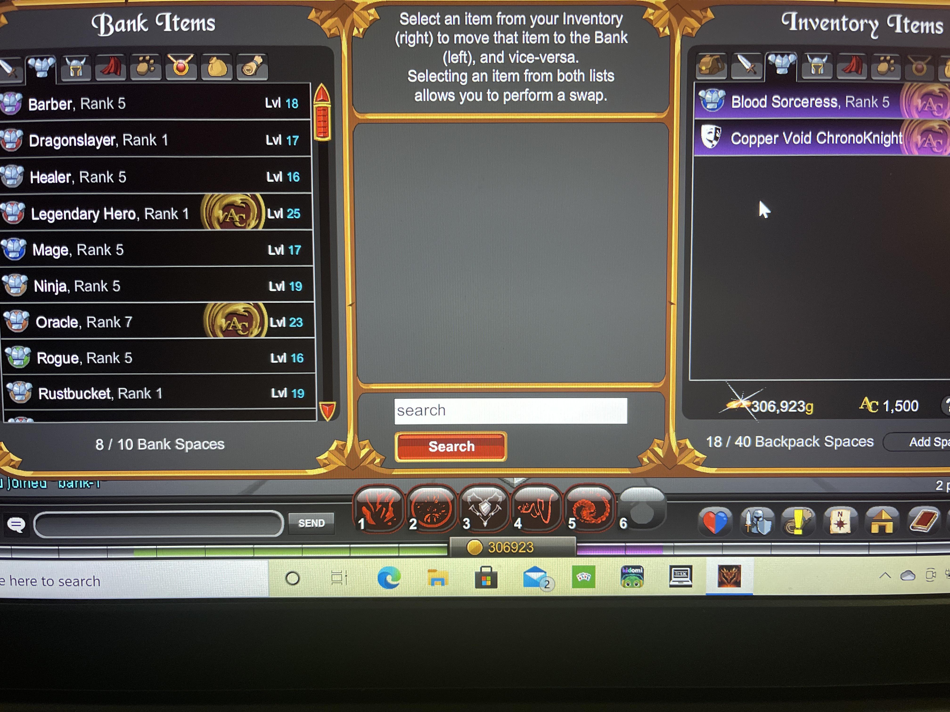 Curious as to which of my classes is the strongest and which class I