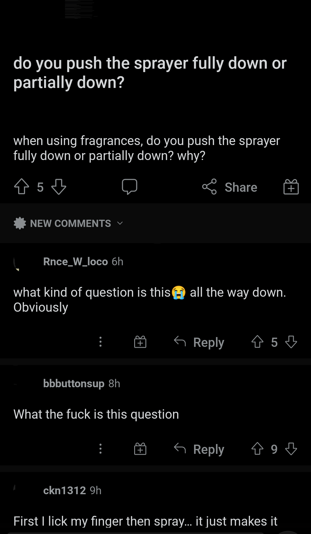 Hard hitting questions r/eaudejerks