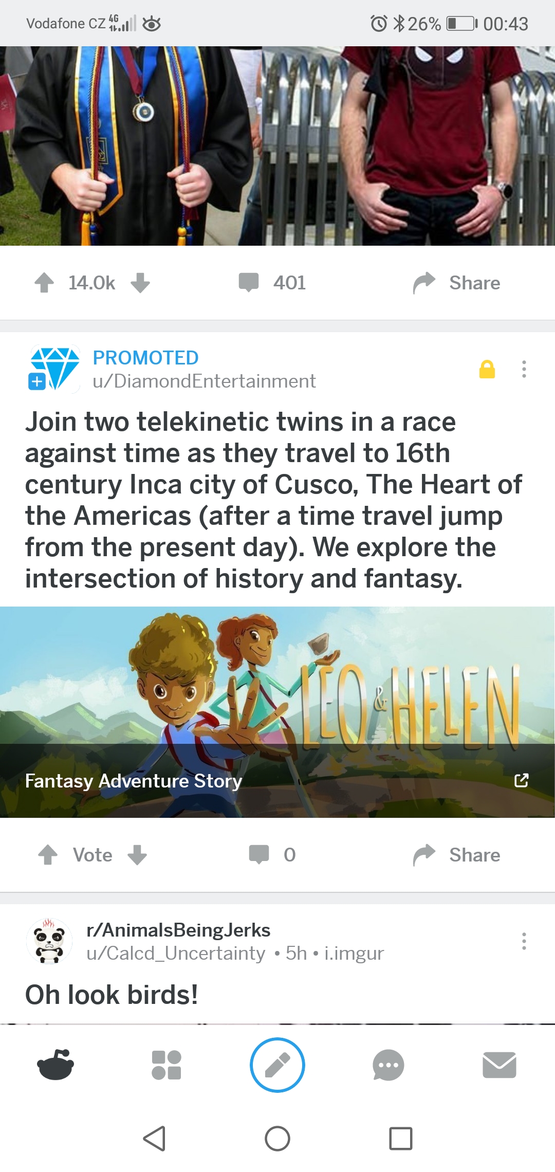 A reddit ad. oddlyspecific
