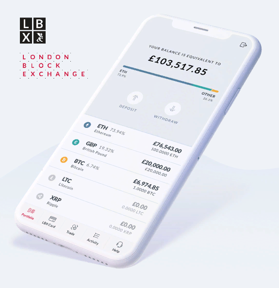 The London Block Exchange (‘LBX’) is a cryptocurrency exchange based in