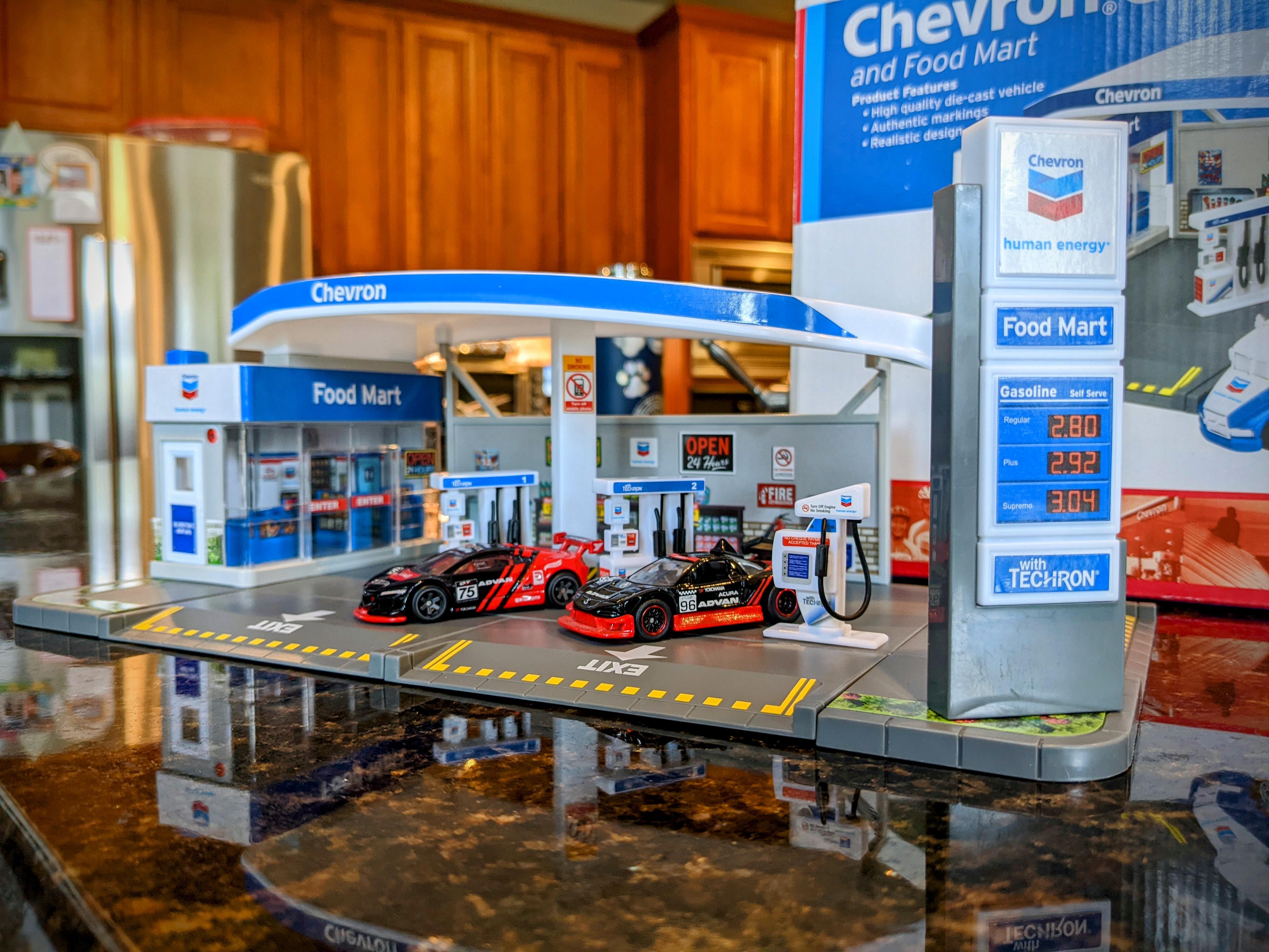 I'm 42 years old and not ashamed to say I got a toy gas station for