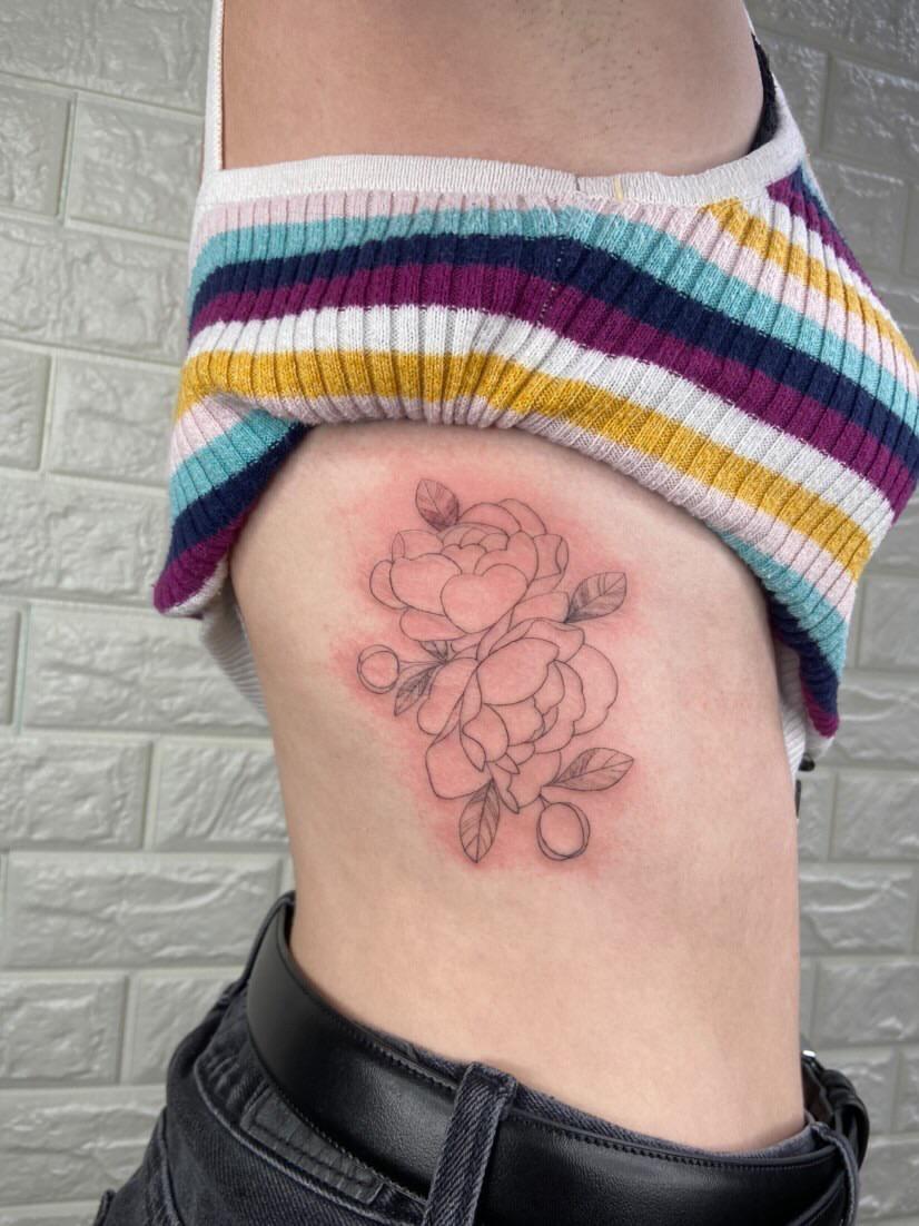 Finally Got My Subtle Fruits Basket Tattoo. “You Really Do Mean Everything To Me.” A Little While Ago I Posted Asking Which Flowers These Were On The Manga Panel But Now I 1102_x_826_jpg