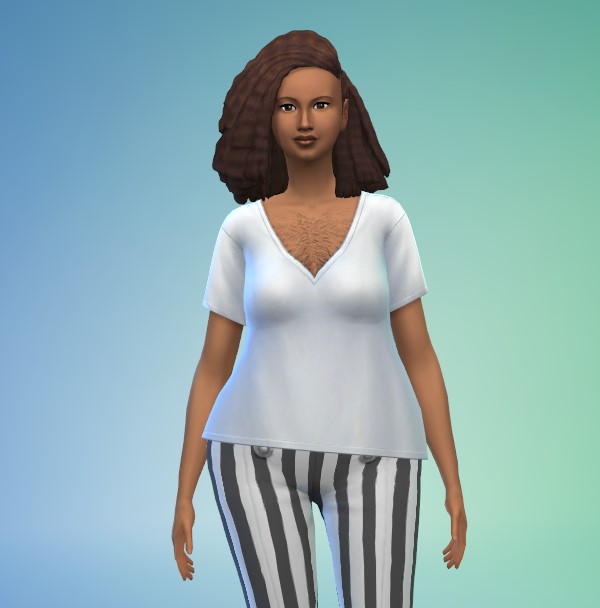 Why do all my female sims have chest hair? r/Sims4