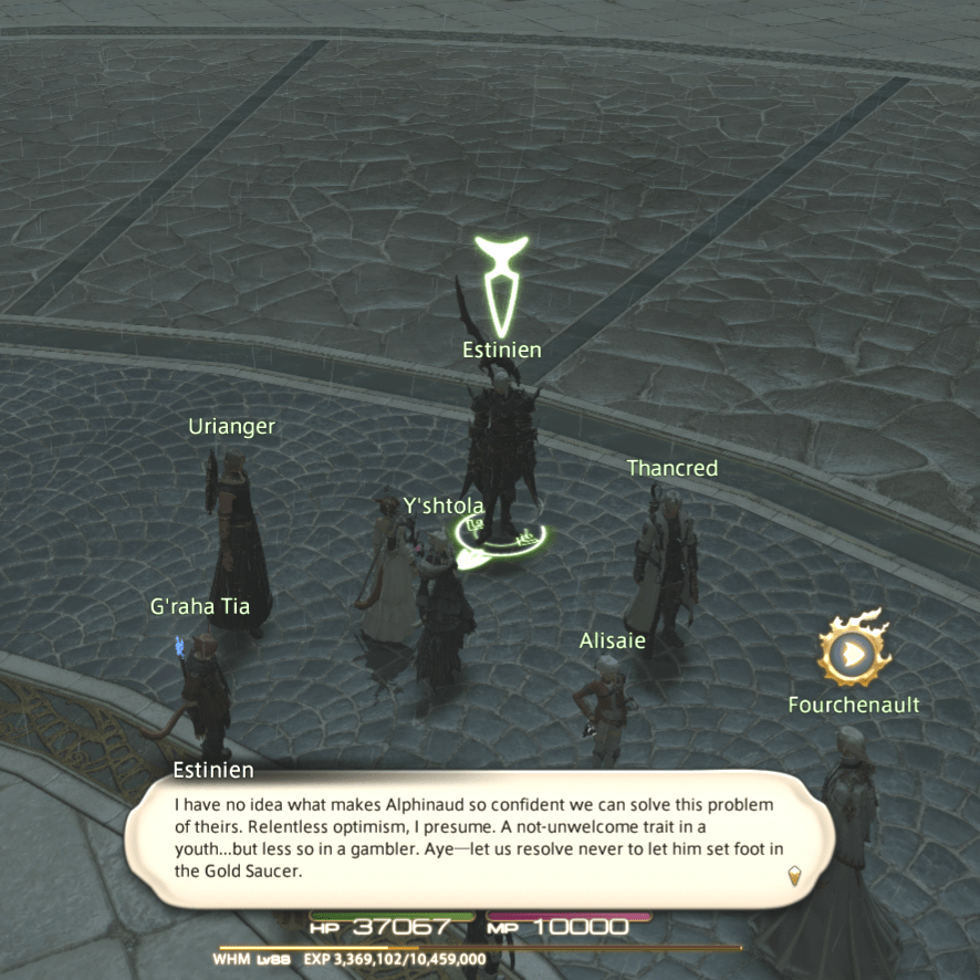 [Spoiler level 88 quests] Speaking from experience, eh? Imagine the