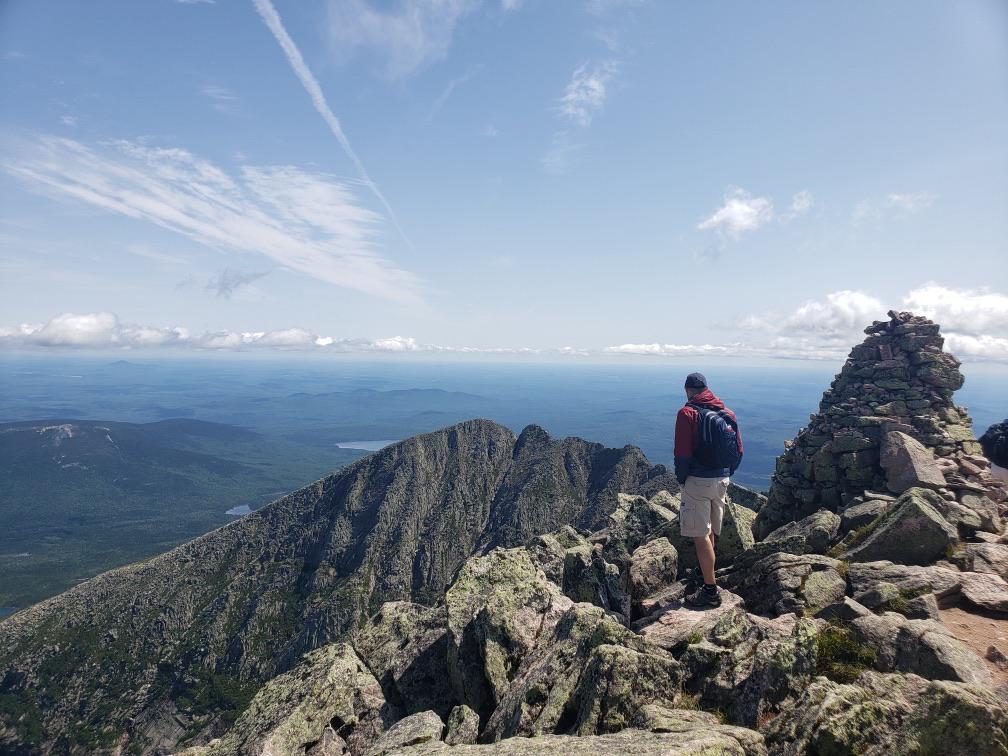 Summit of Katahdin, Millinocket, Maine r/hiking