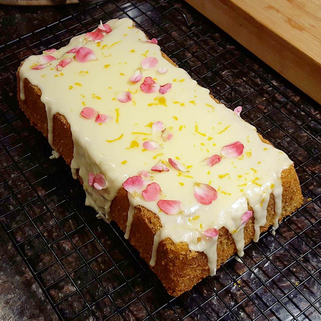 Rose + Orange Cardamom Cake r/Baking