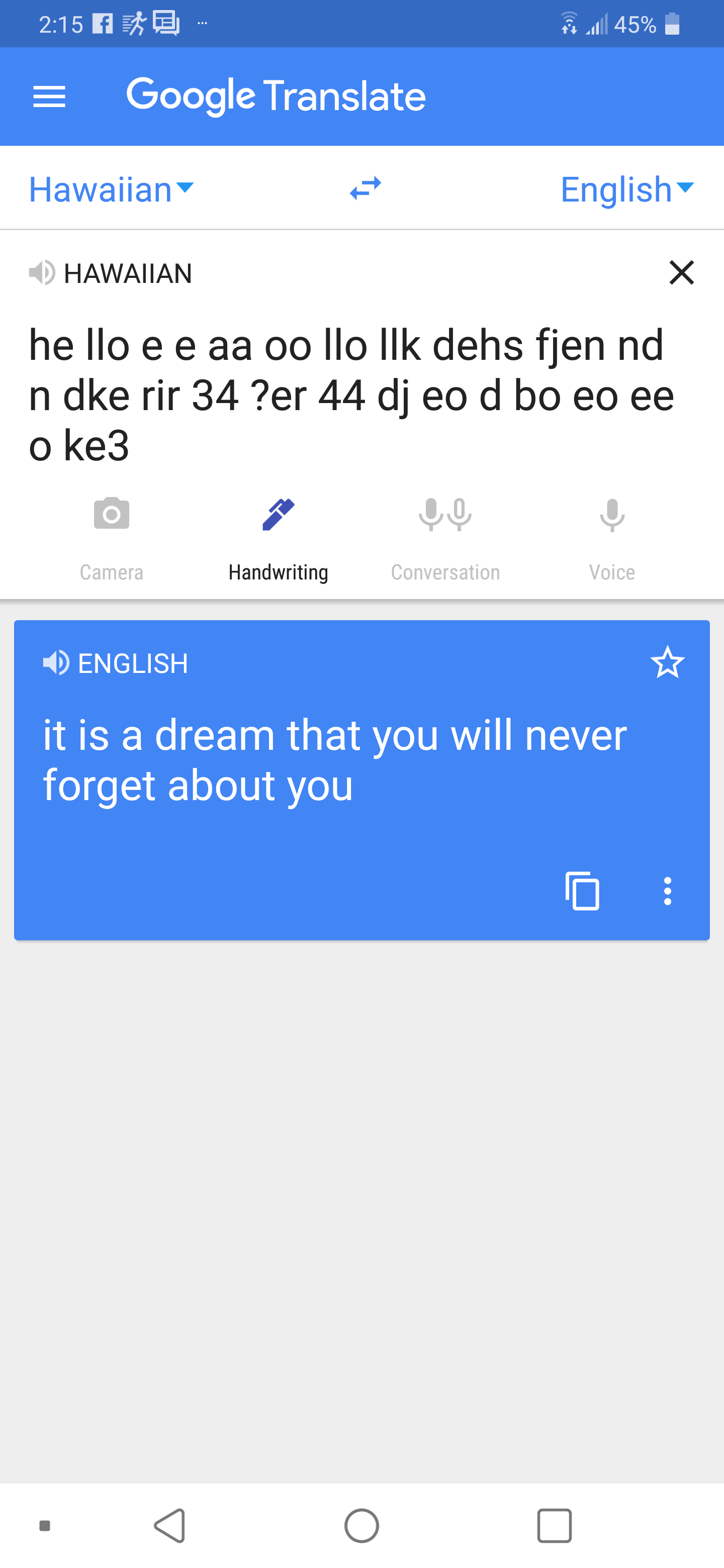 [Translation] Hawaiian to English... Even worked with some numbers