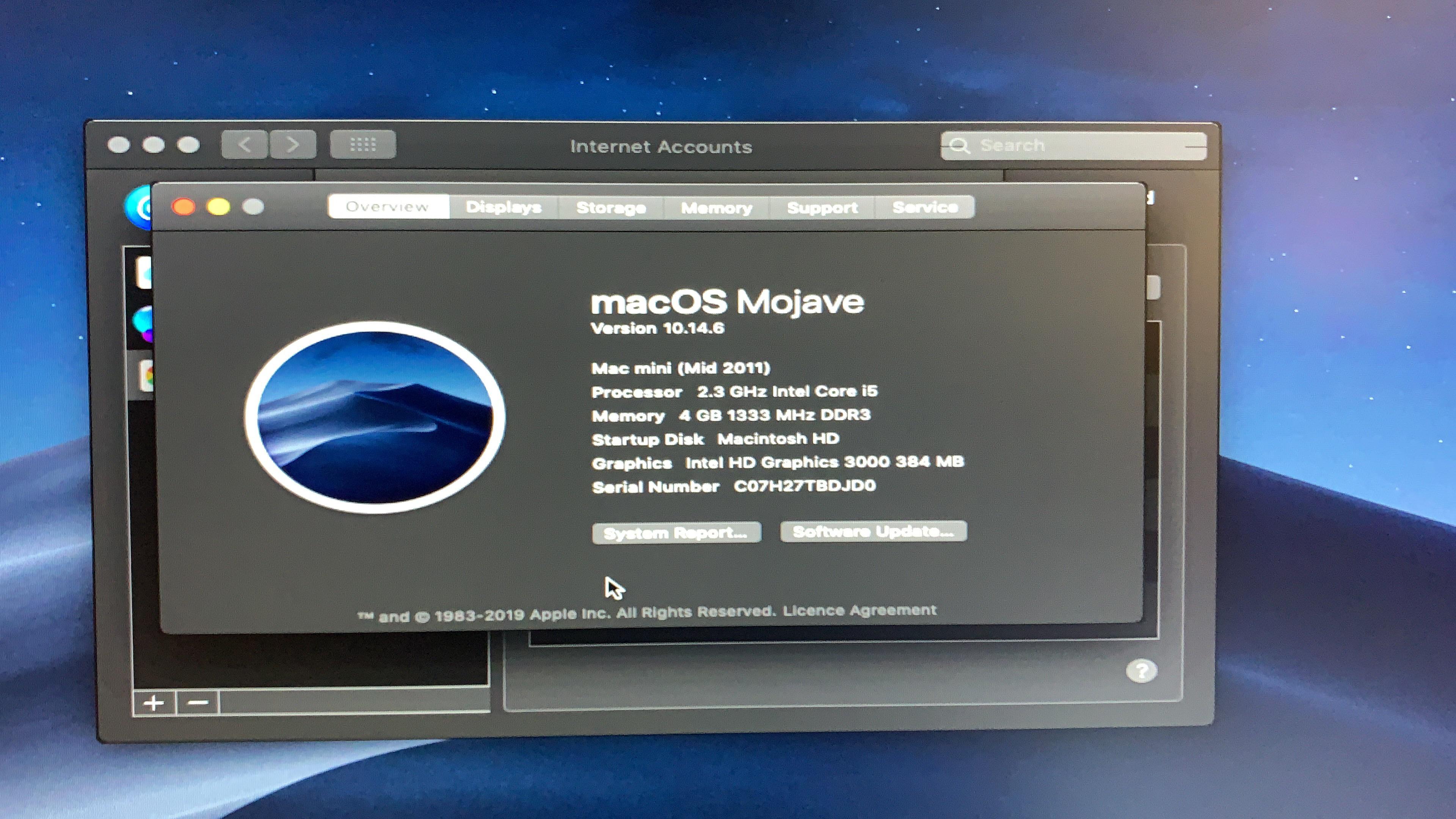 Mac mini mid 2011 memory somemserl