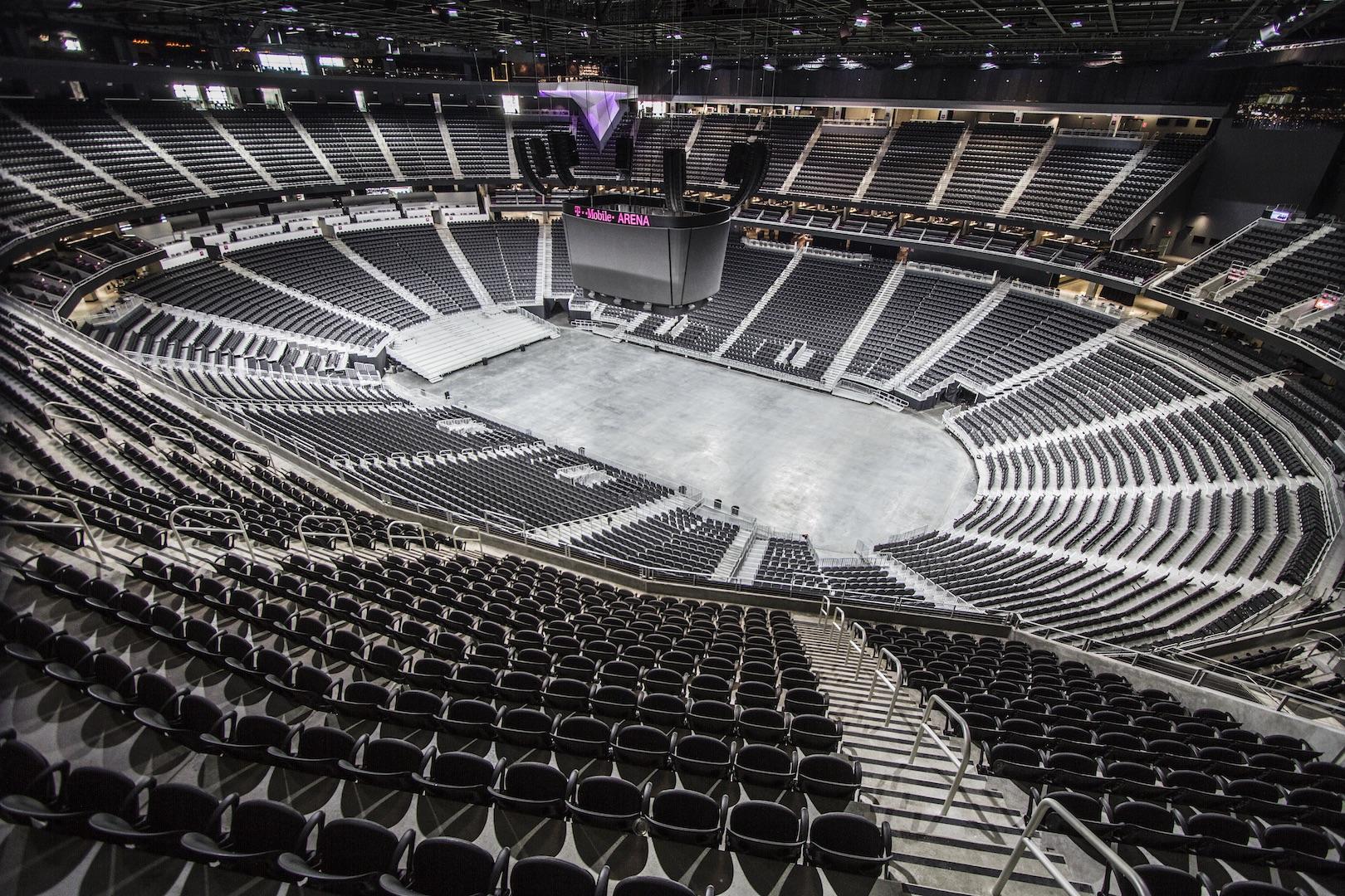 TMobile Arena Las Vegas before opening in 2016. Visiting