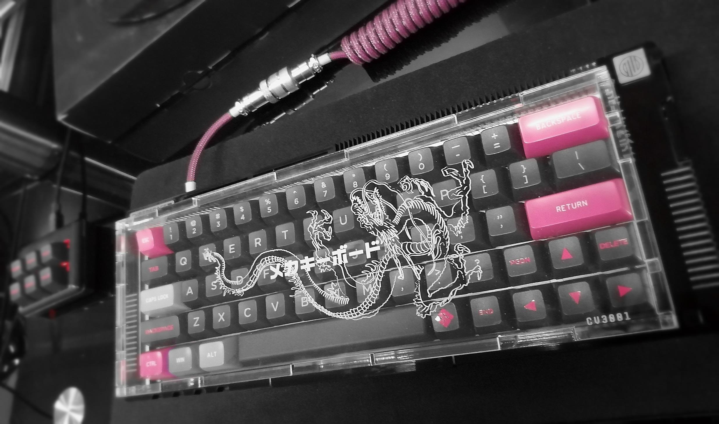 acrylic dragon dust cover 🐲 r/MechanicalKeyboards