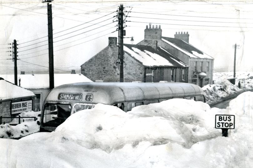 The snow in my home town in Dipton, England in 1963. The beast from the