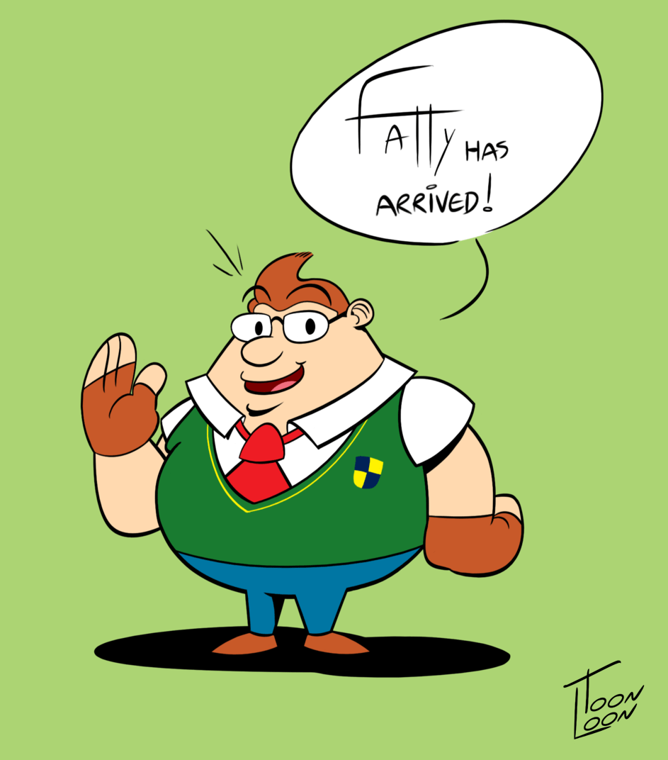 Fatty Johnson fanart! bully