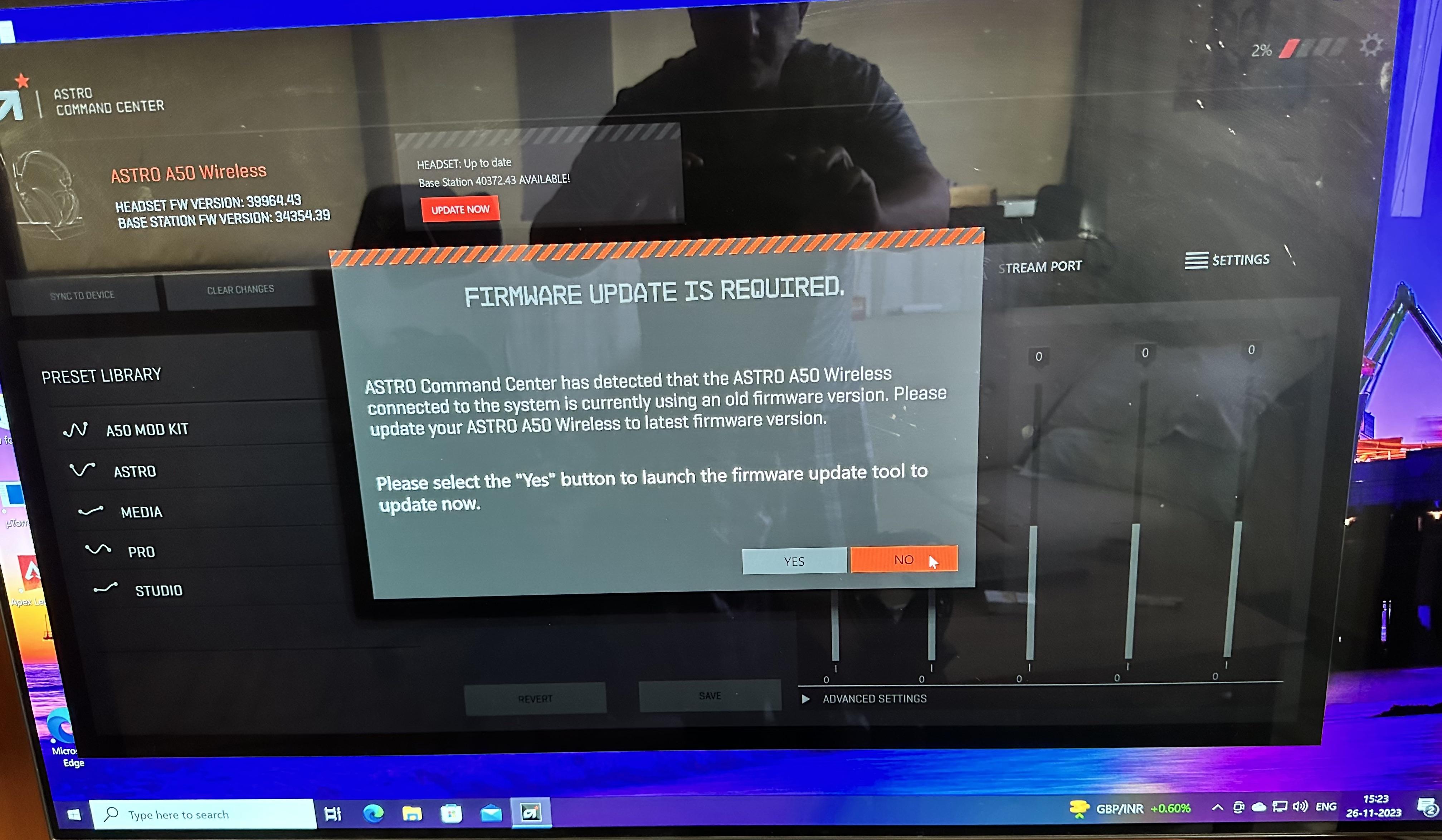 Brand New Astro A50 Gen 4 Xbox/PC Firmware Update Failed : r/AstroGaming