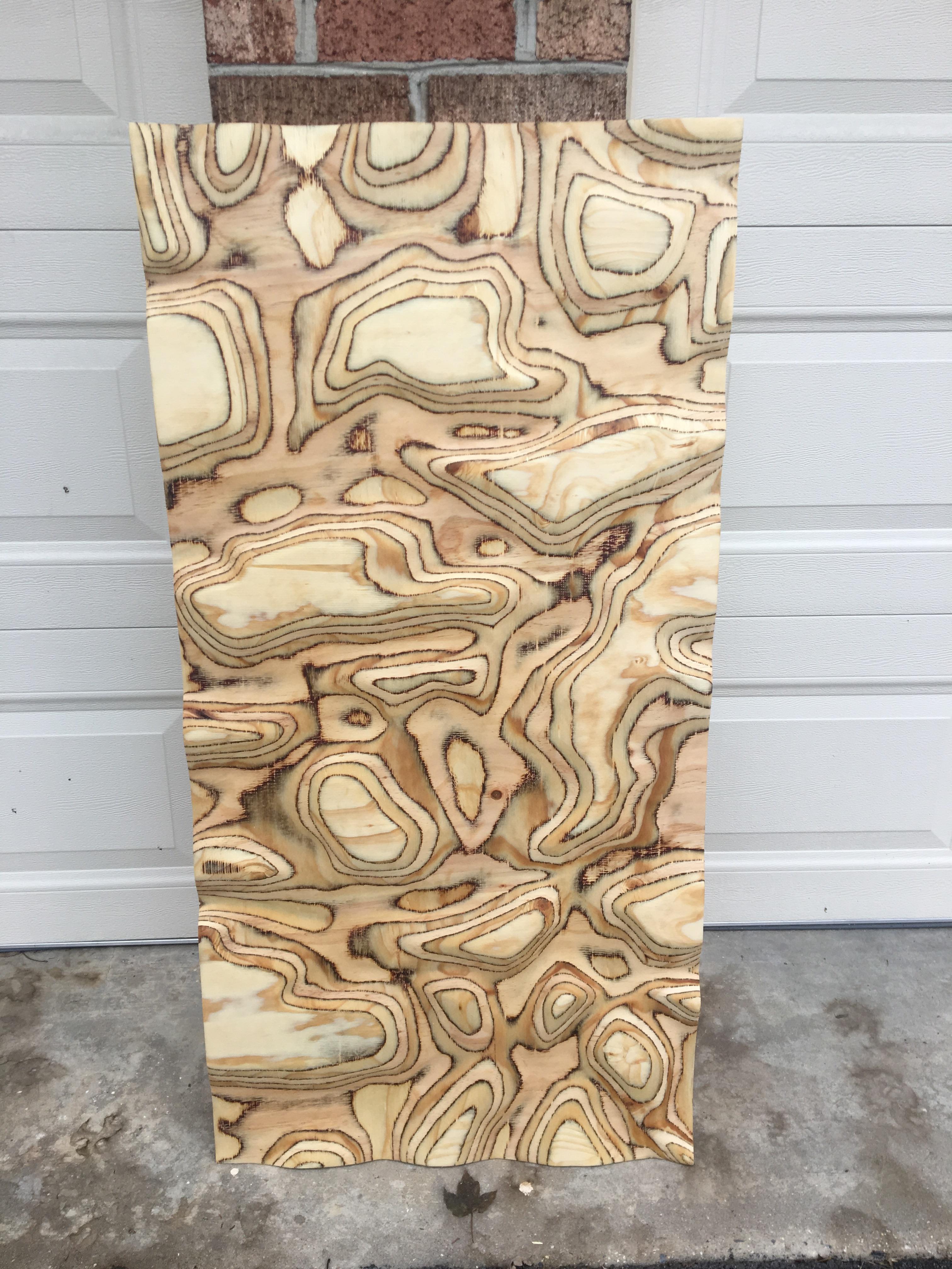 First time carving plywood..love r/woodworking