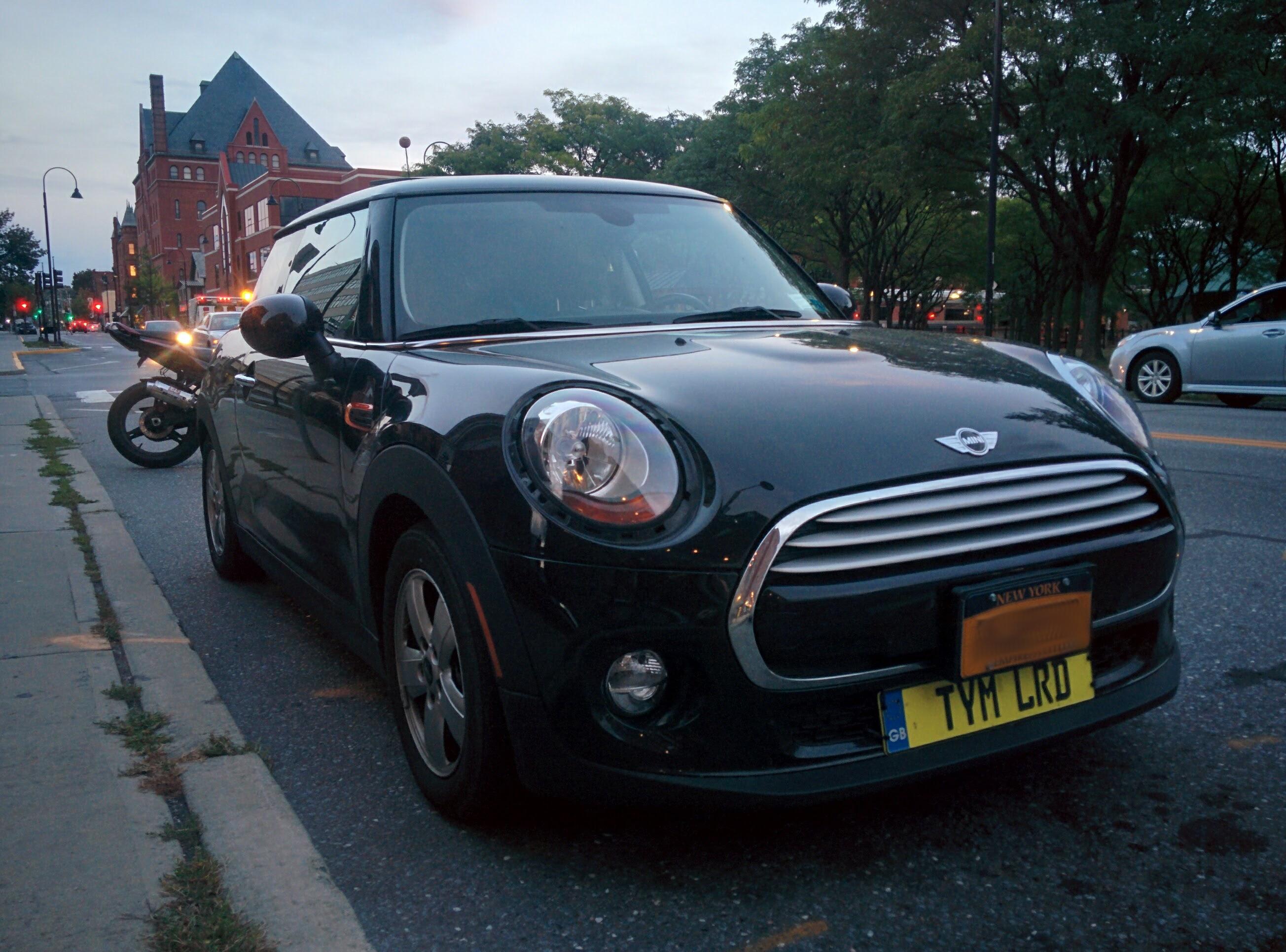 Spotted a "TYM LRD" Mini Cooper in Burlington, VT r/doctorwho