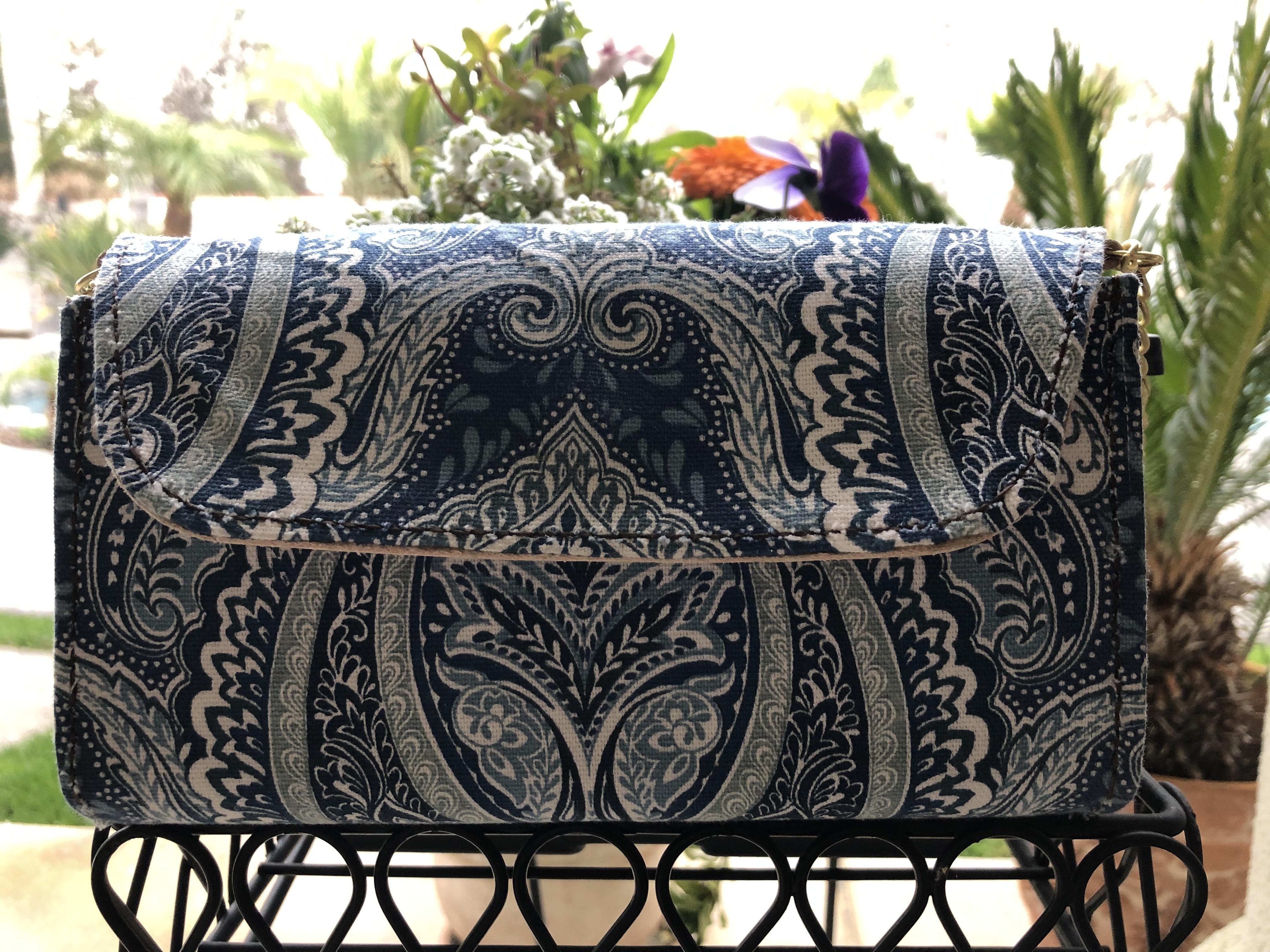 Fabric/leather purse r/Leathercraft