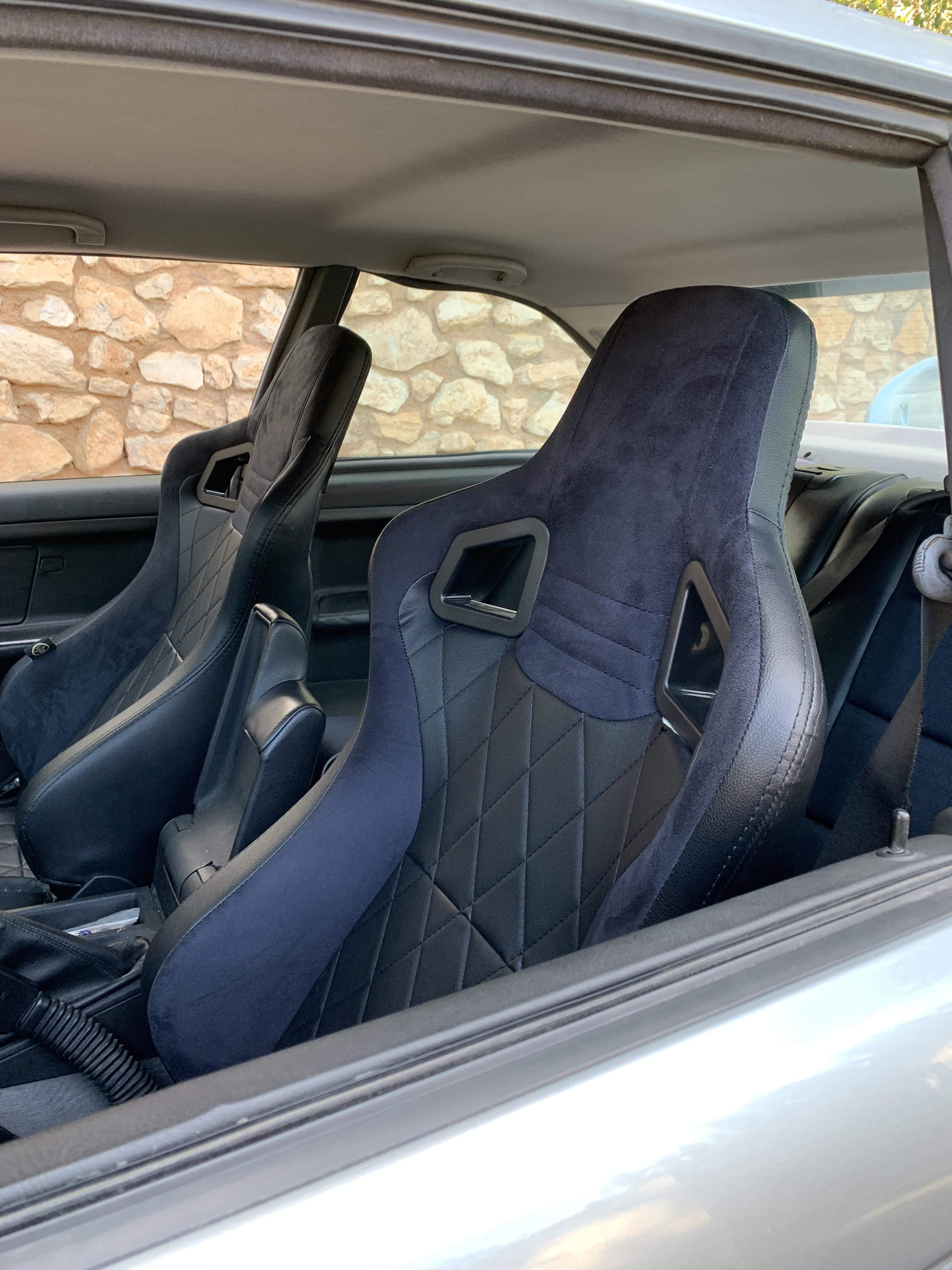 Semibucket seats just been installed in my 323i Coupe, let me know